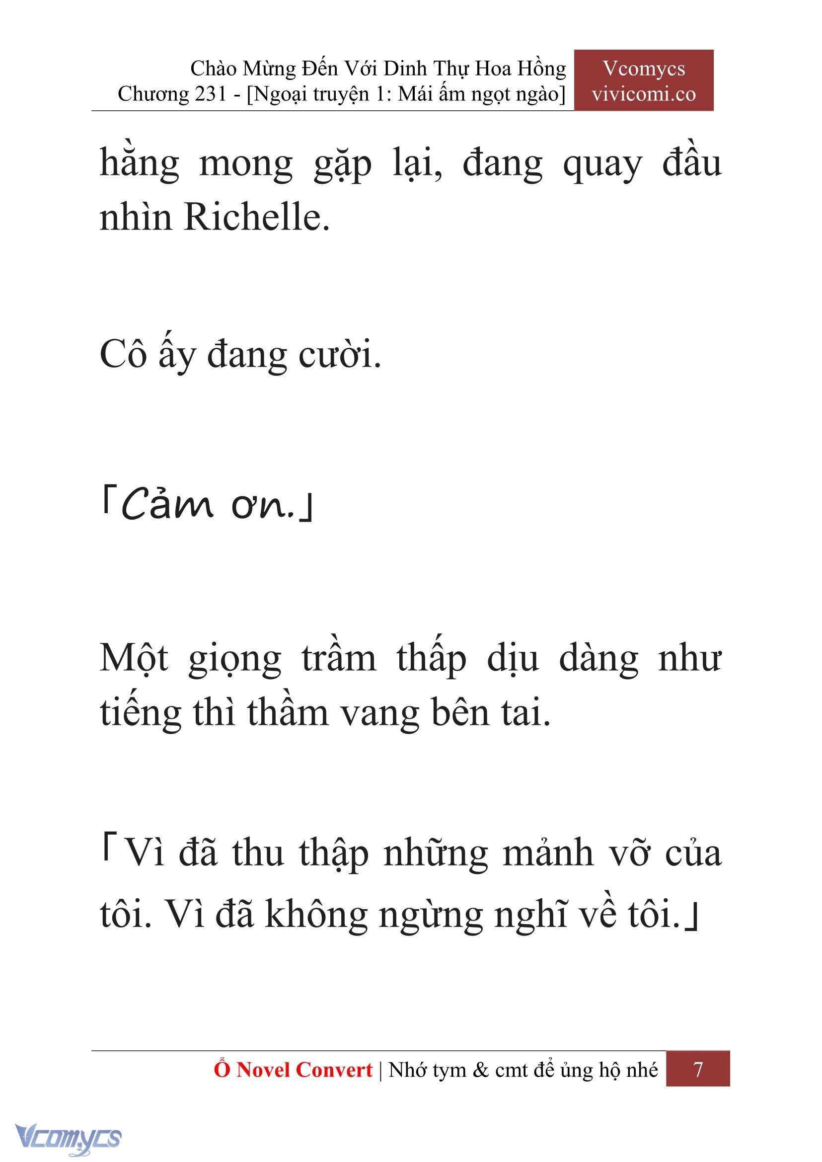 [Novel] Chào Mừng Đến Với Dinh Thự Hoa Hồng Chap 231 - Trang 2