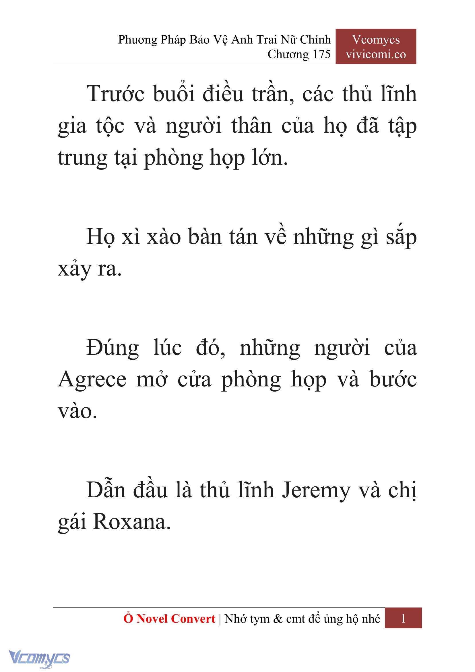 [Novel] Phương Pháp Bảo Vệ Anh Trai Nữ Chính Chap 175 - Trang 2