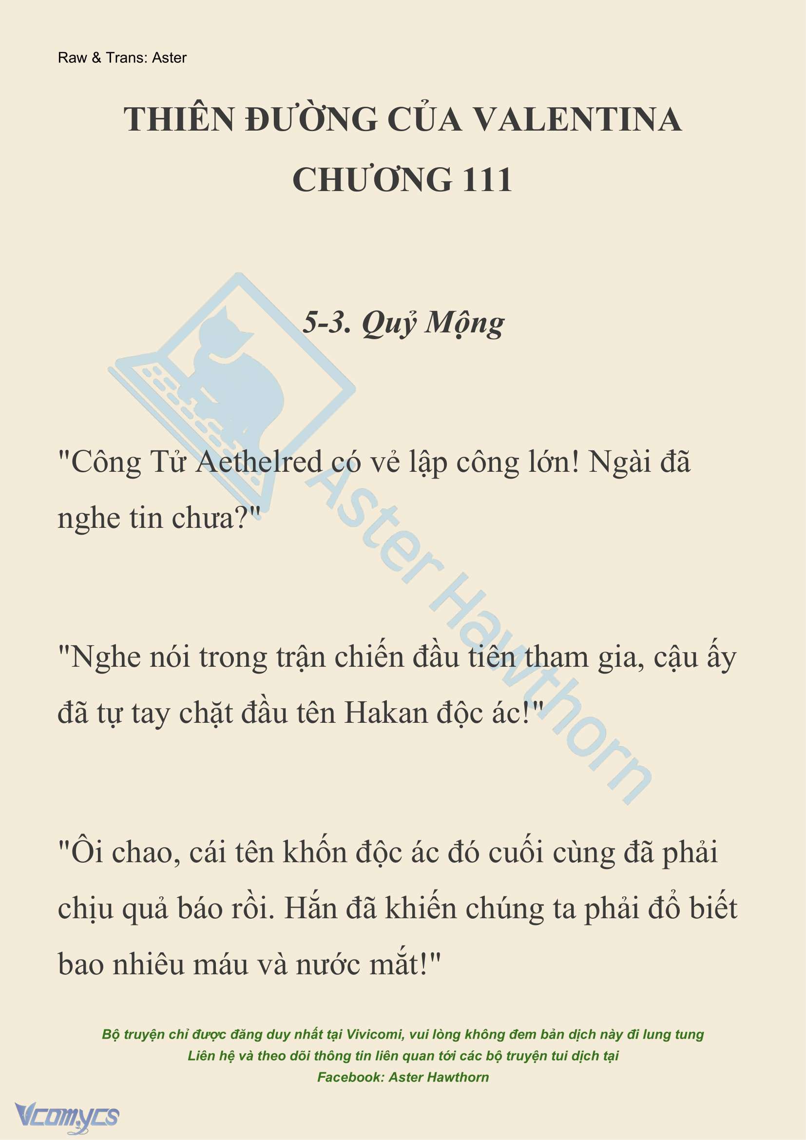 [NOVEL] Thiên Đường Của Valentina Chap 111 - Trang 2
