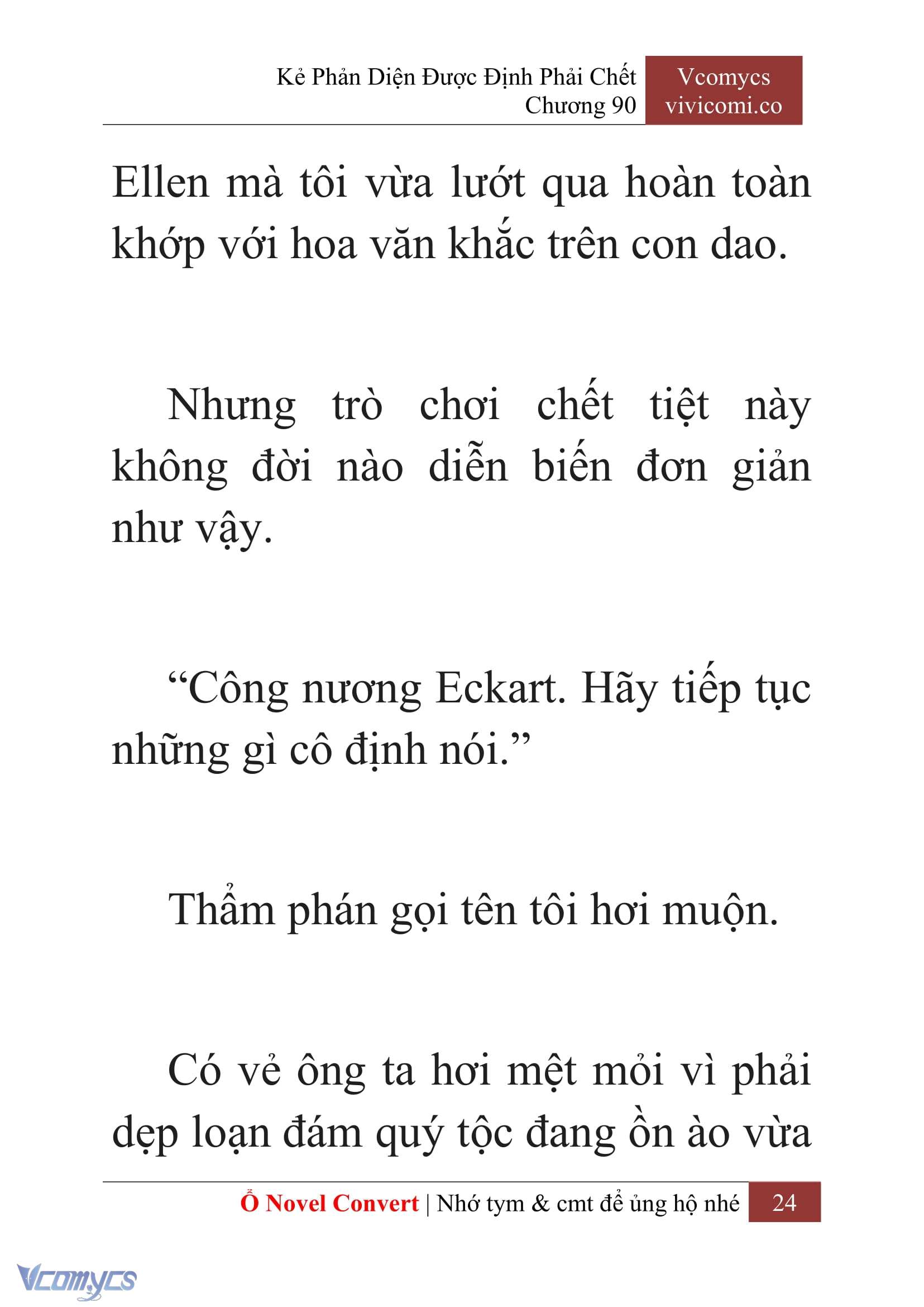 [Novel] Kẻ Phản Diện Được Định Phải Chết Chap 90 - Trang 2