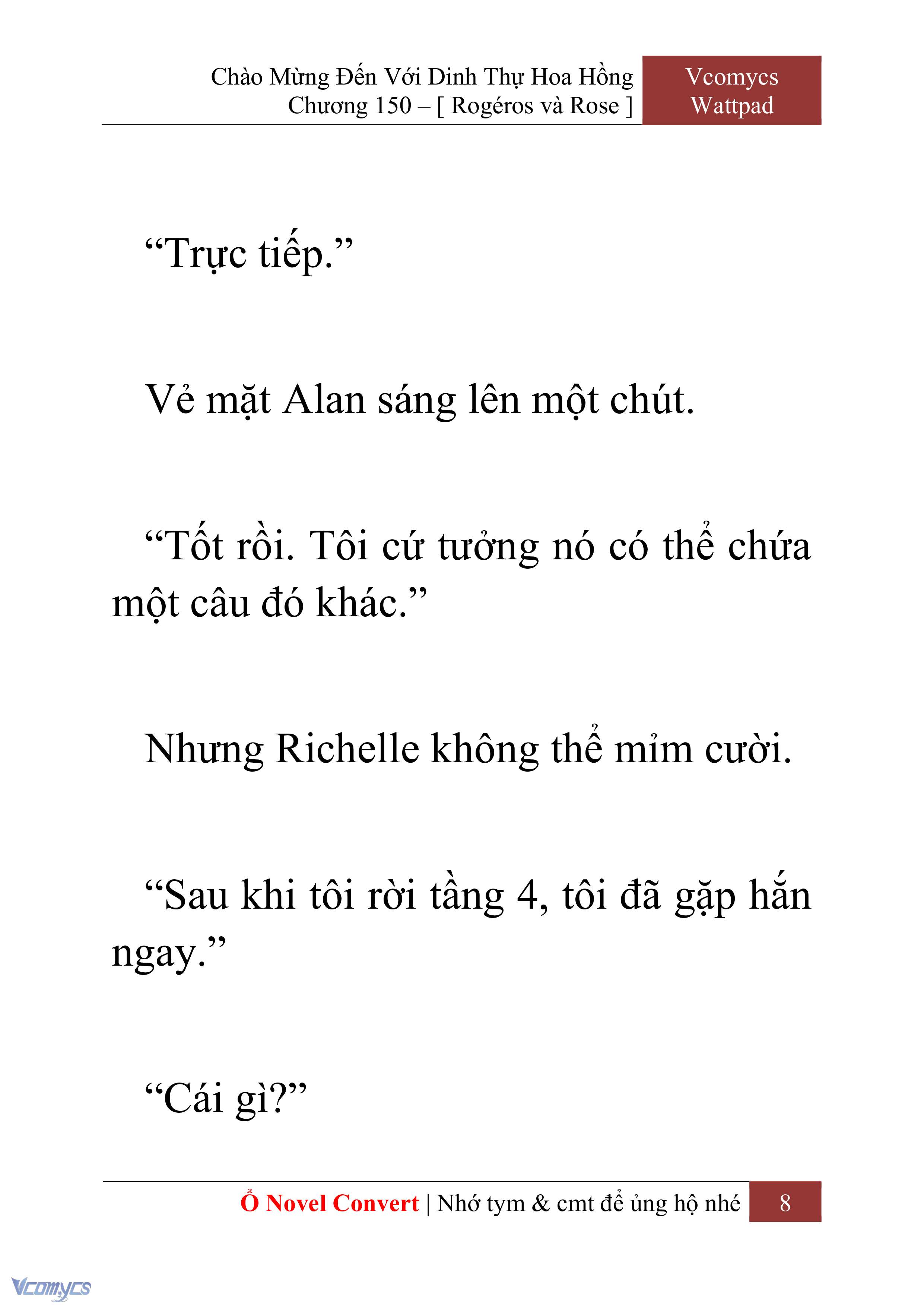 [Novel] Chào Mừng Đến Với Dinh Thự Hoa Hồng Chap 150 - Trang 2