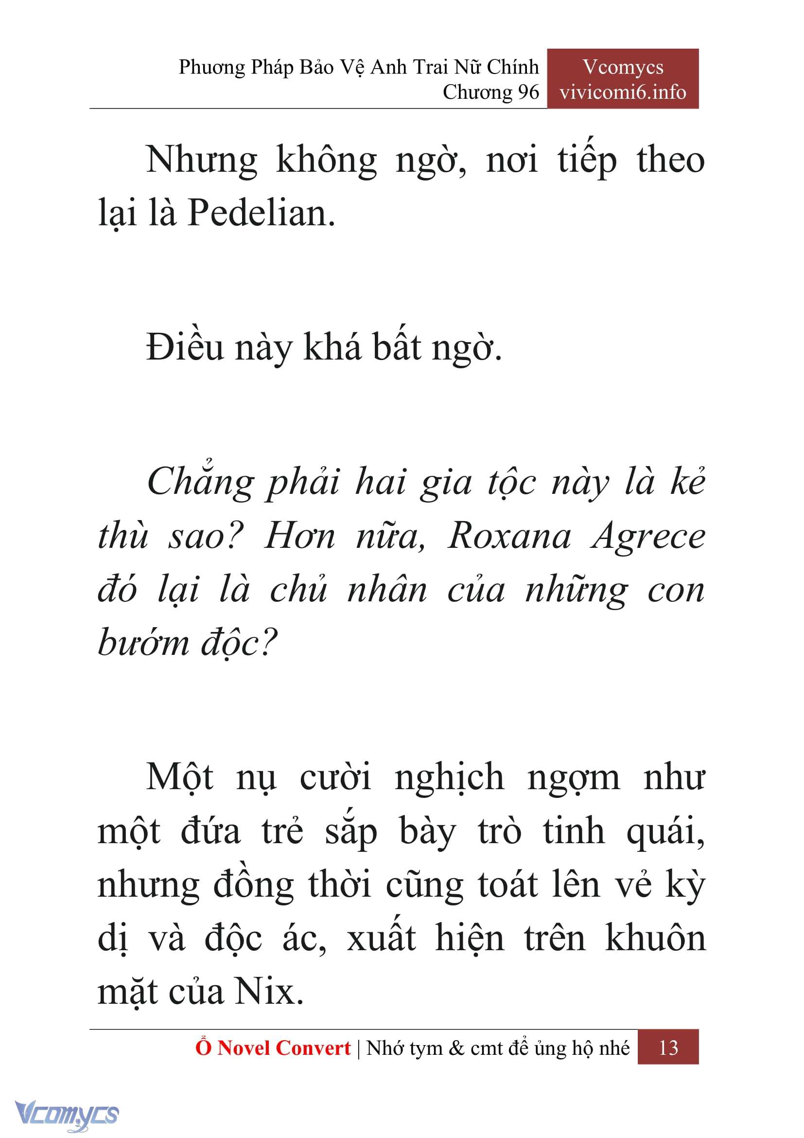 [Novel] Phương Pháp Bảo Vệ Anh Trai Nữ Chính Chap 96 - Trang 2