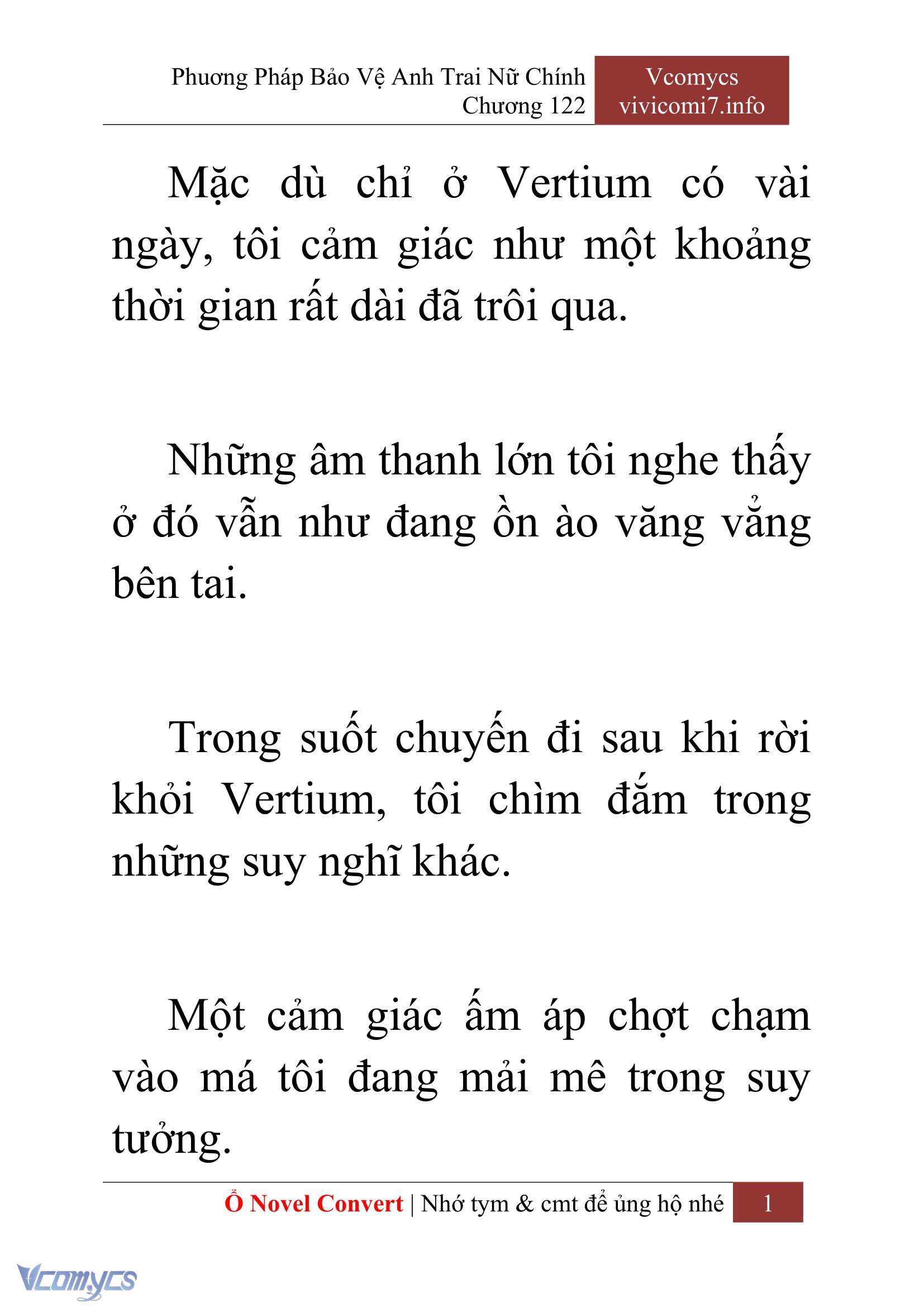 [Novel] Phương Pháp Bảo Vệ Anh Trai Nữ Chính Chap 122 - Trang 2