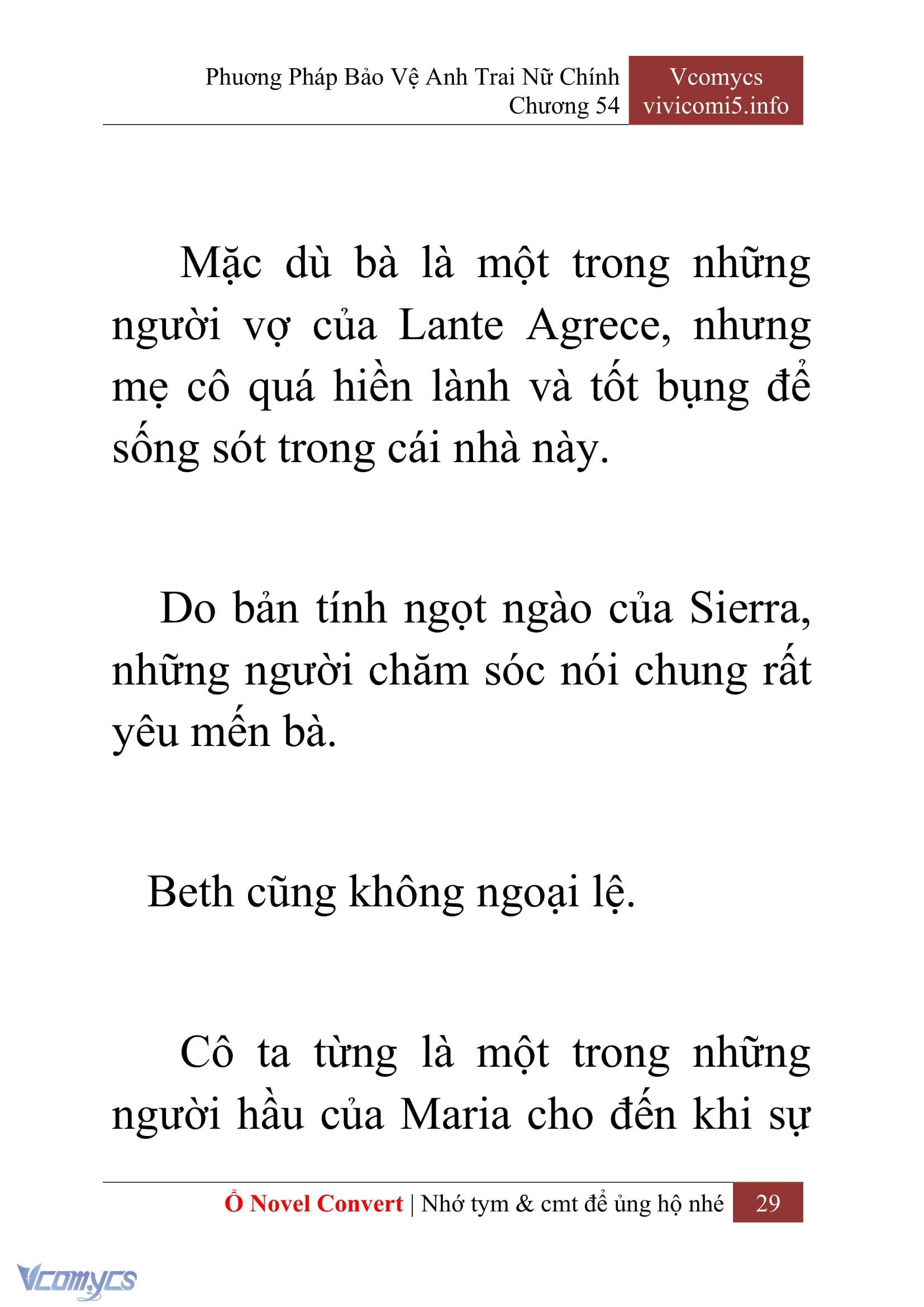 [Novel] Phương Pháp Bảo Vệ Anh Trai Nữ Chính Chap 54 - Trang 2