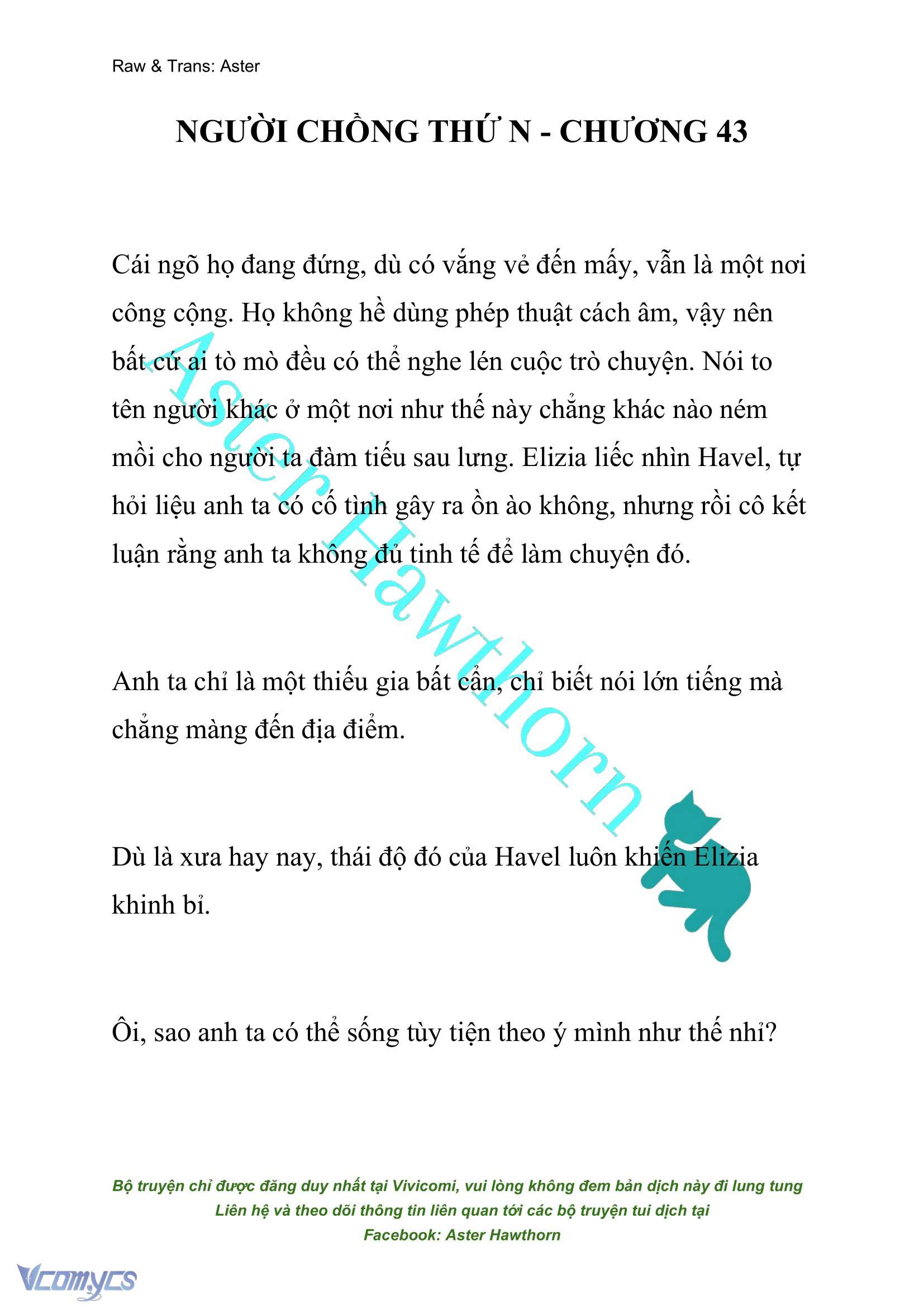 [NOVEL] Người Chồng Thứ N Chap 43 - Trang 2