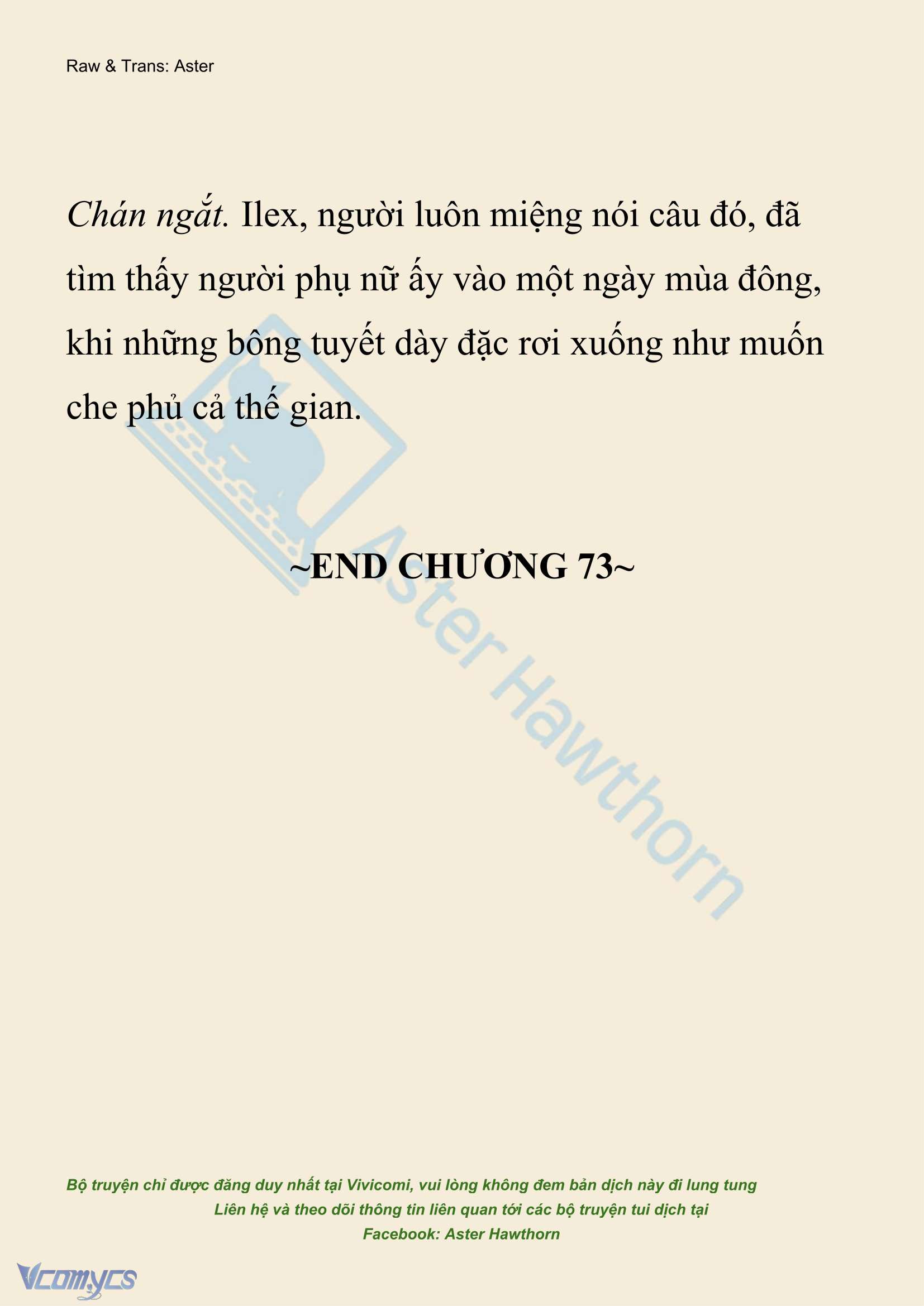 [NOVEL] Hồ Điệp Nuốt Chửng Sương Mù Chap 73 - Trang 2