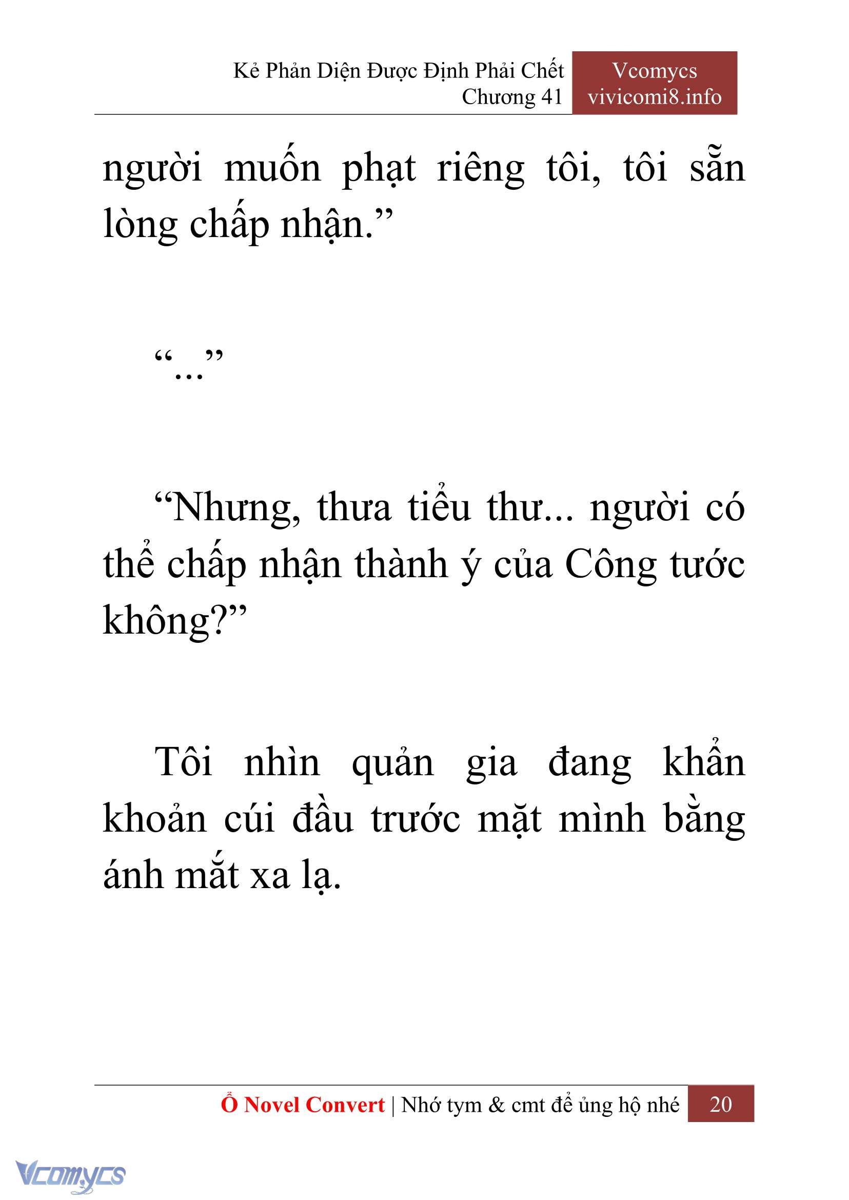 [Novel] Kẻ Phản Diện Được Định Phải Chết Chap 41 - Next Chap 42