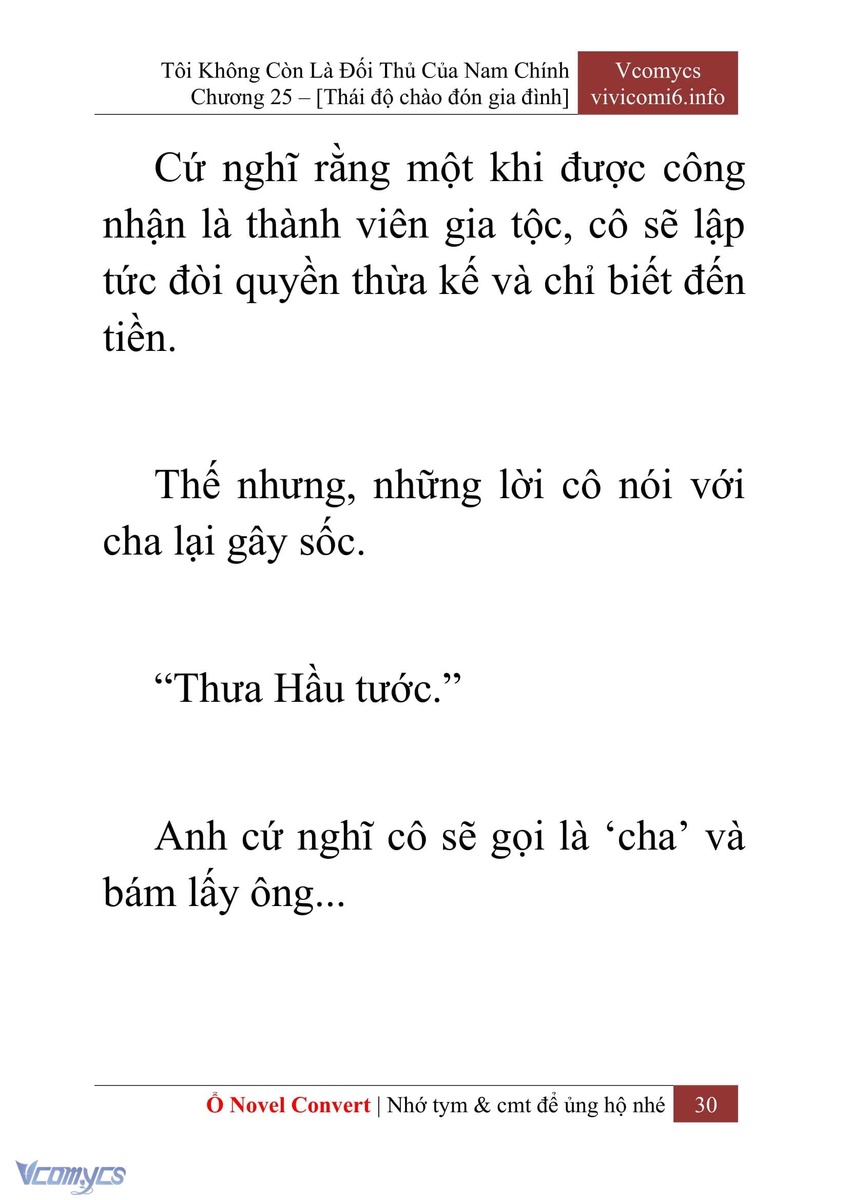 [Novel] Tôi Không Còn Là Đối Thủ Của Nam Chính Chap 25 - Trang 2