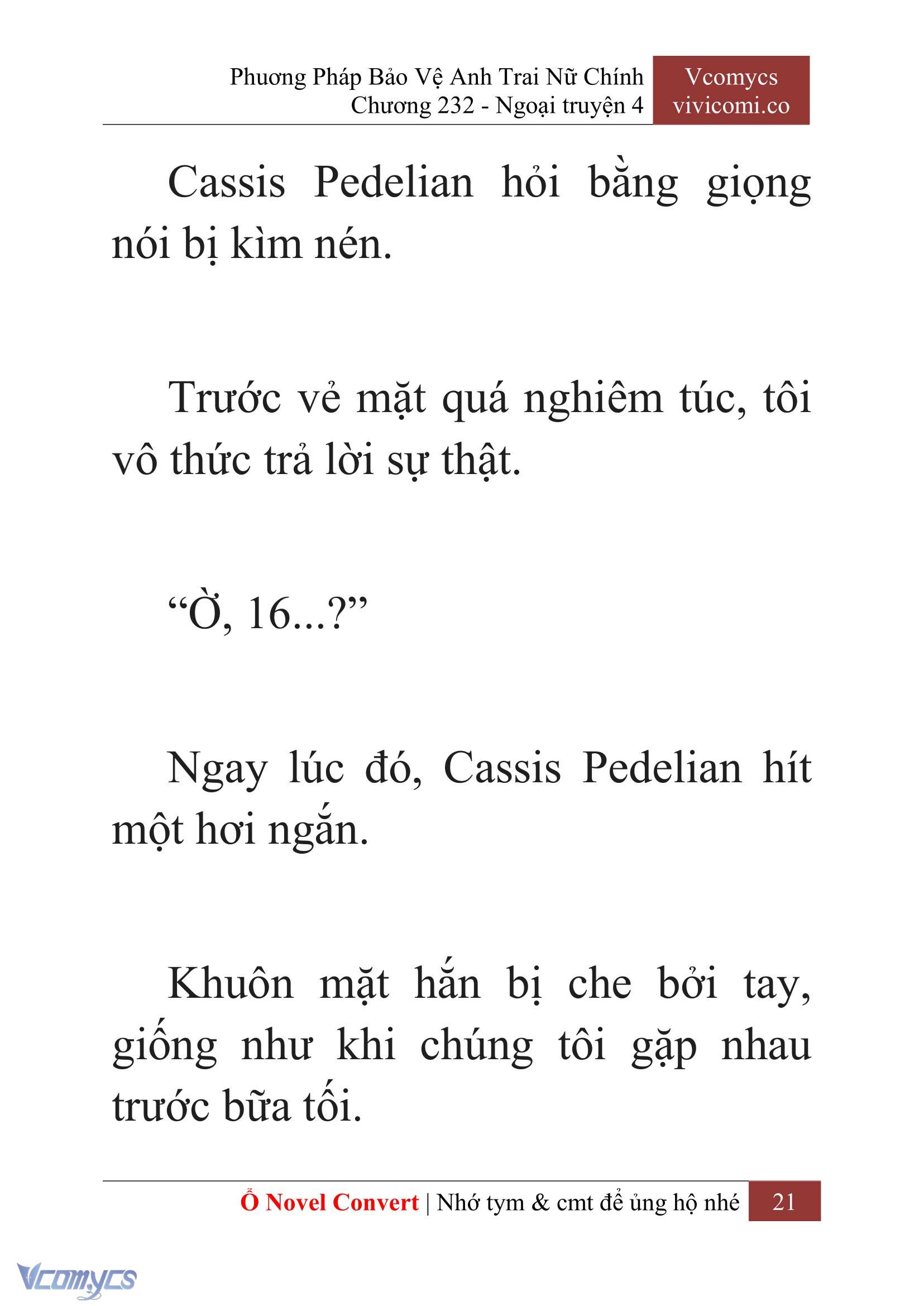 [Novel] Phương Pháp Bảo Vệ Anh Trai Nữ Chính Chap 232 - Trang 2