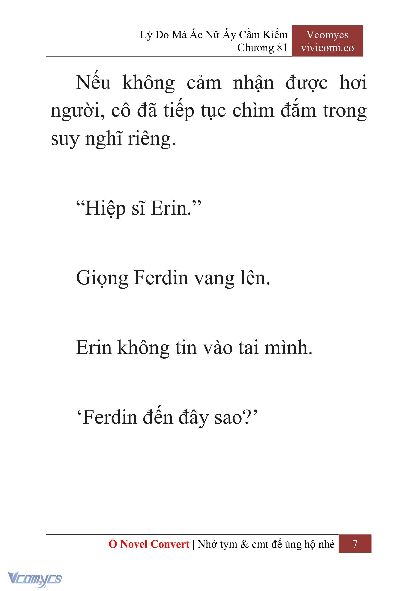 [Novel] Lý Do Mà Ác Nữ Ấy Cầm Kiếm Chap 81 - Trang 2