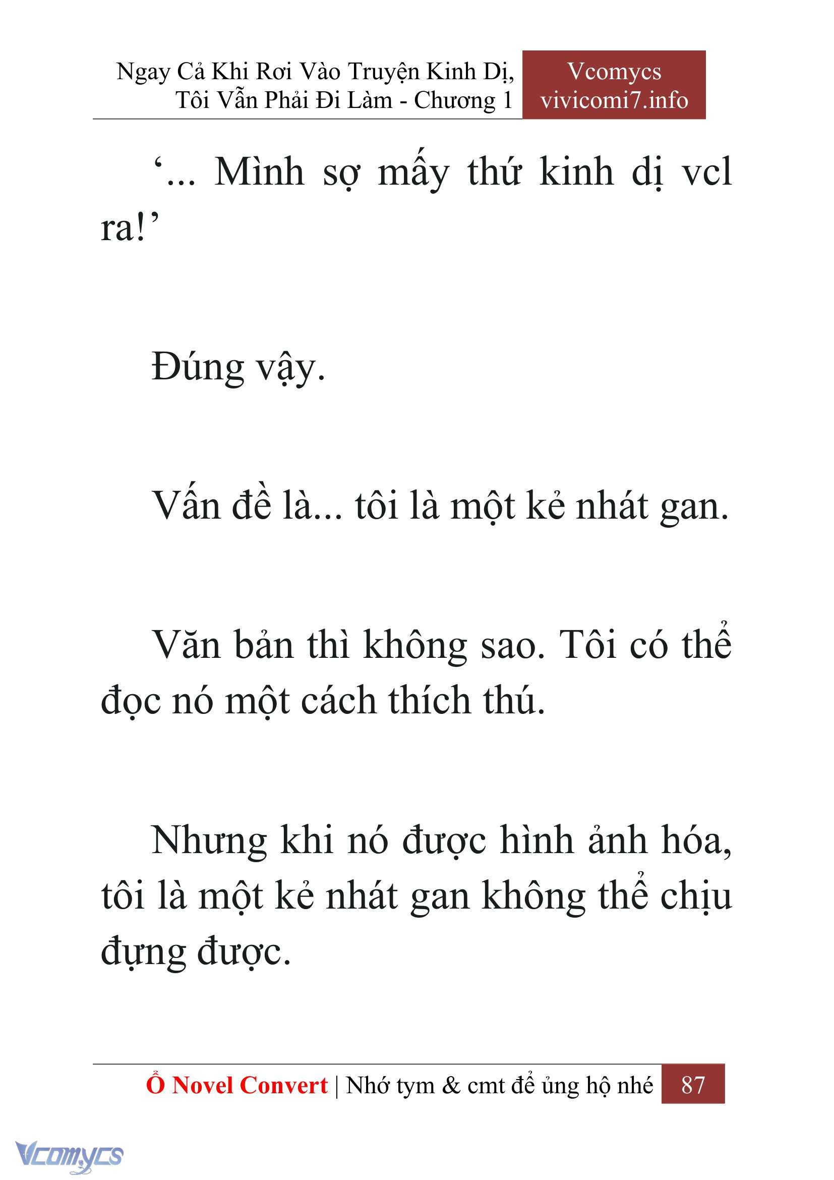 [Novel] Ngay Cả Khi Rơi Vào Truyện Kinh Dị, Tôi Vẫn Phải Đi Làm Chap 1 - Trang 2