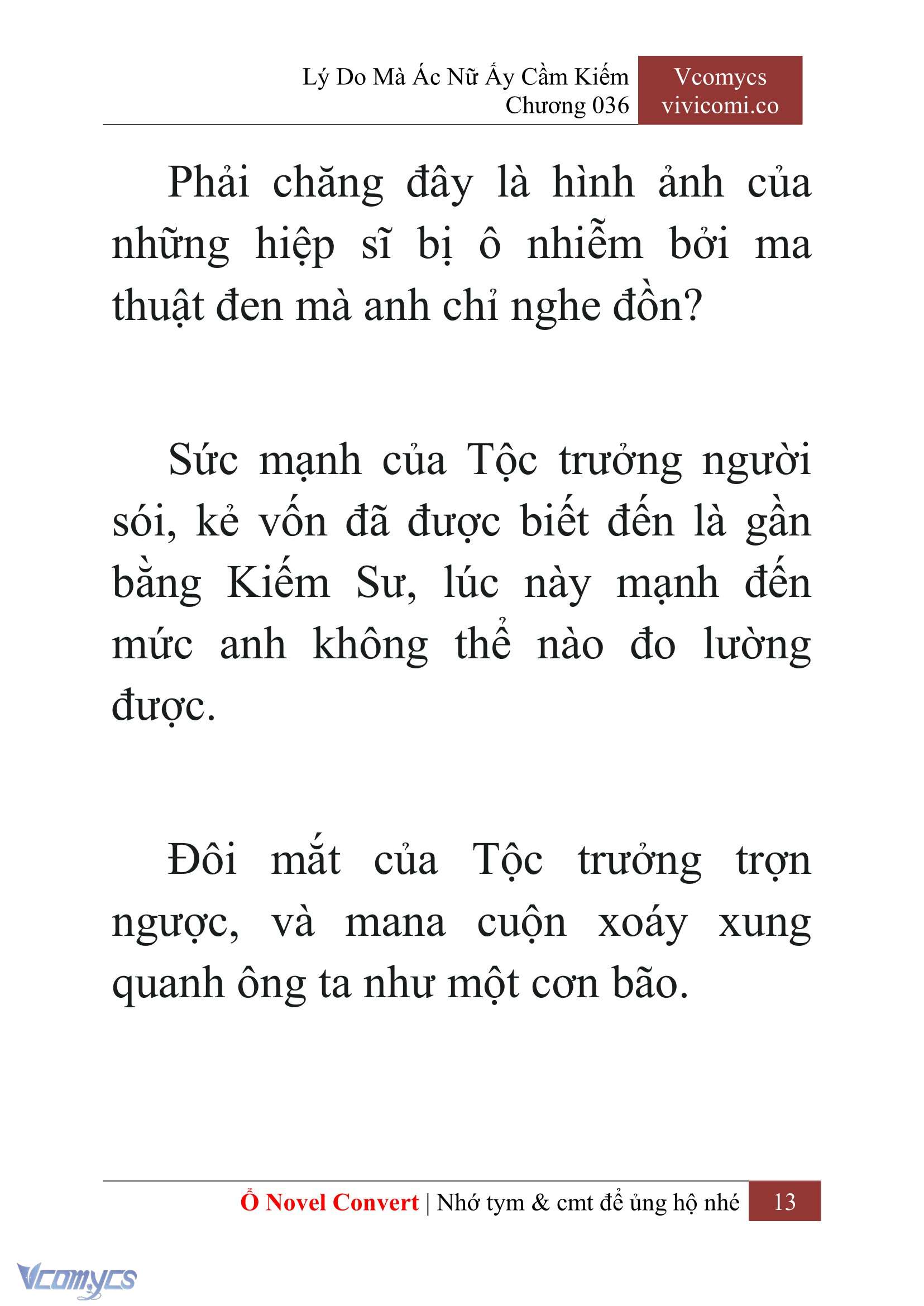 [Novel] Lý Do Mà Ác Nữ Ấy Cầm Kiếm Chap 36 - Trang 2