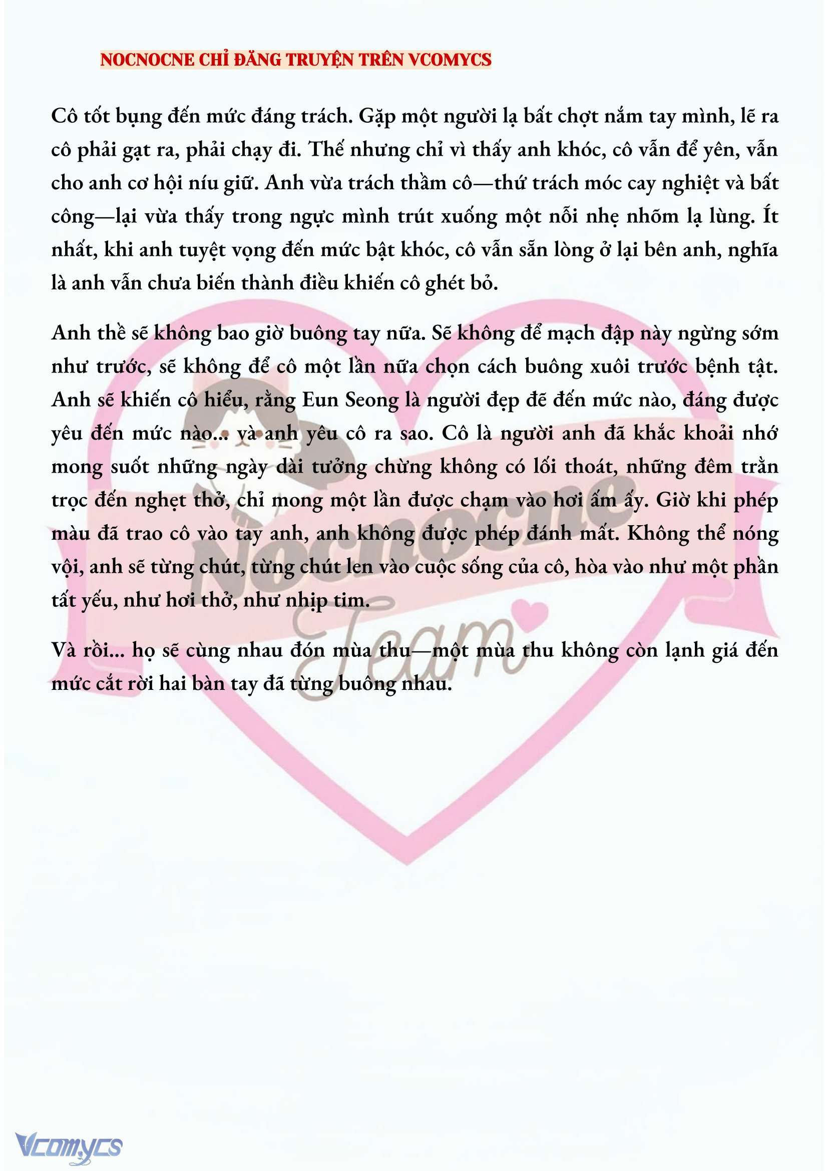 [FULL] [NOVEL] CHÚNG TA KẾT THÚC VÀO MÙA THU Chap 63 - Trang 2