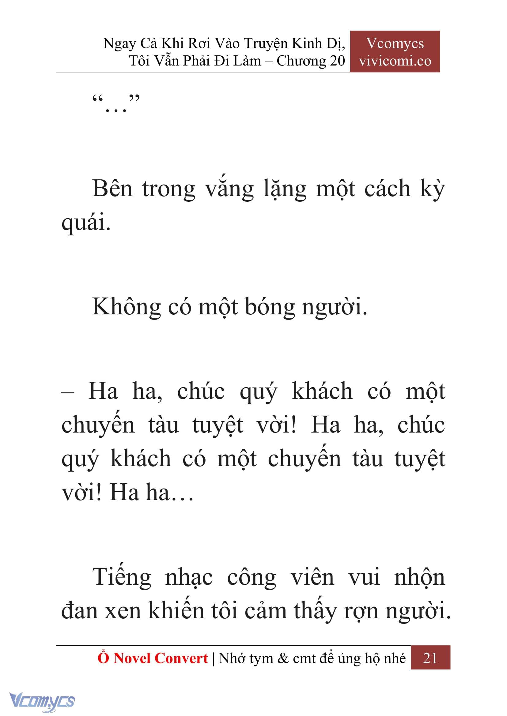 [Novel] Ngay Cả Khi Rơi Vào Truyện Kinh Dị, Tôi Vẫn Phải Đi Làm Chap 20 - Trang 2