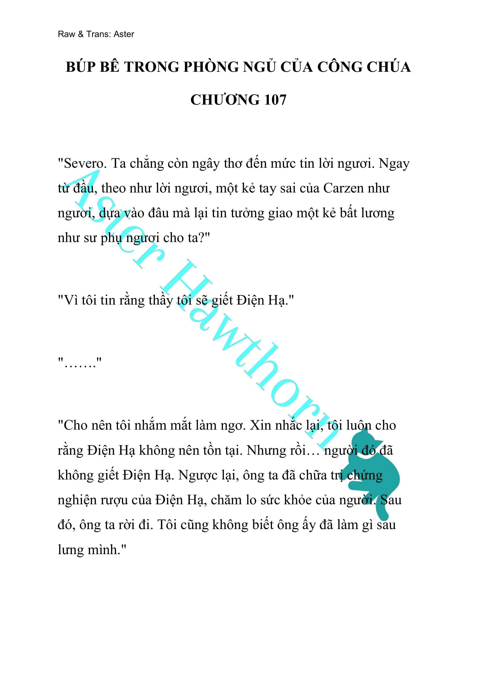 [NOVEL] Búp Bê Trong Phòng Ngủ Của Công Chúa Chap 107 - Trang 2