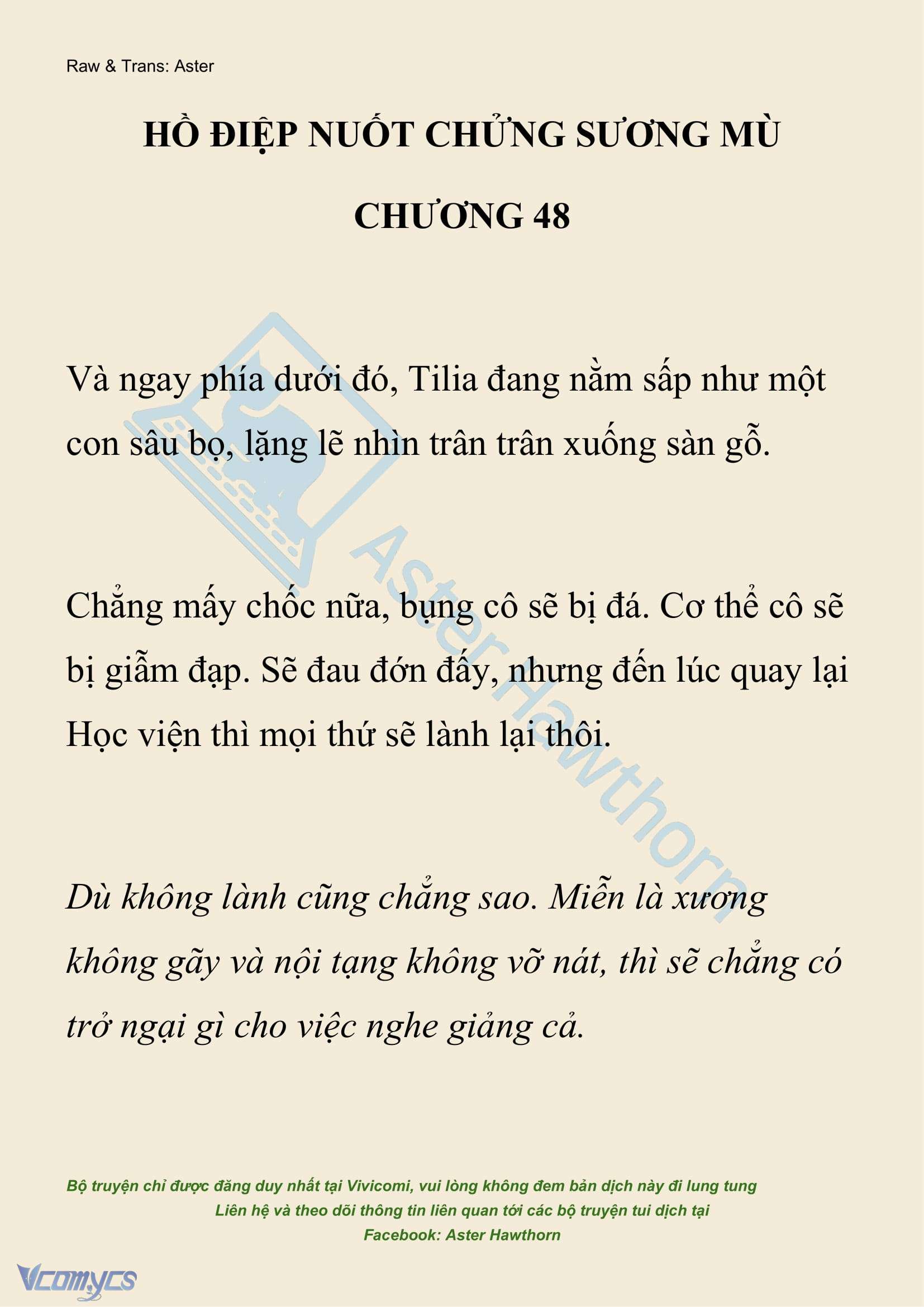 [NOVEL] Hồ Điệp Nuốt Chửng Sương Mù Chap 48 - Trang 2