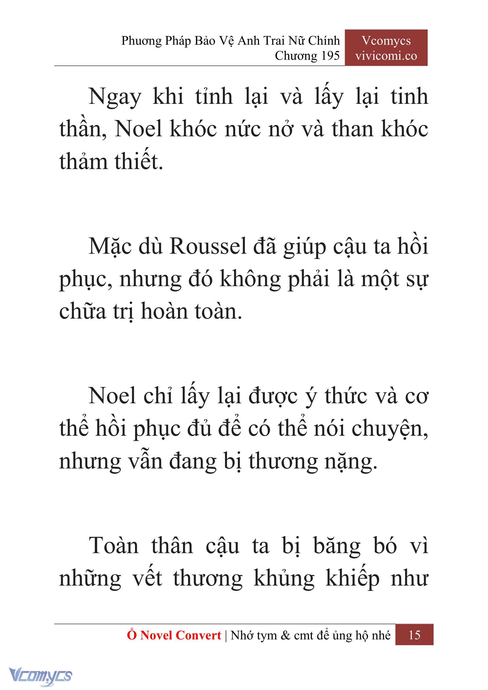 [Novel] Phương Pháp Bảo Vệ Anh Trai Nữ Chính Chap 195 - Trang 2