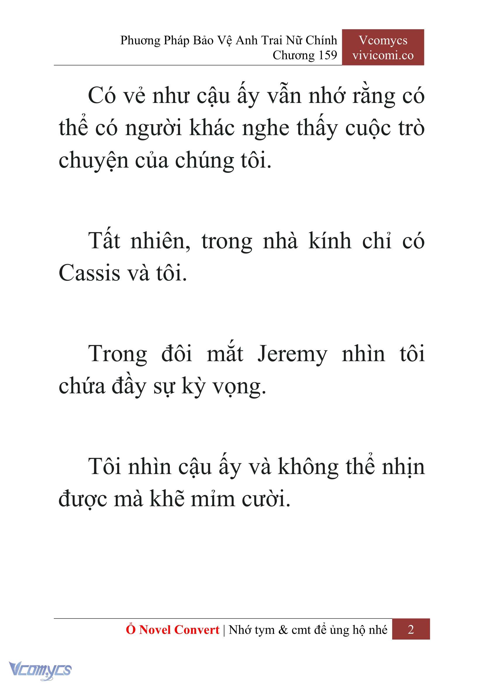 [Novel] Phương Pháp Bảo Vệ Anh Trai Nữ Chính Chap 159 - Trang 2