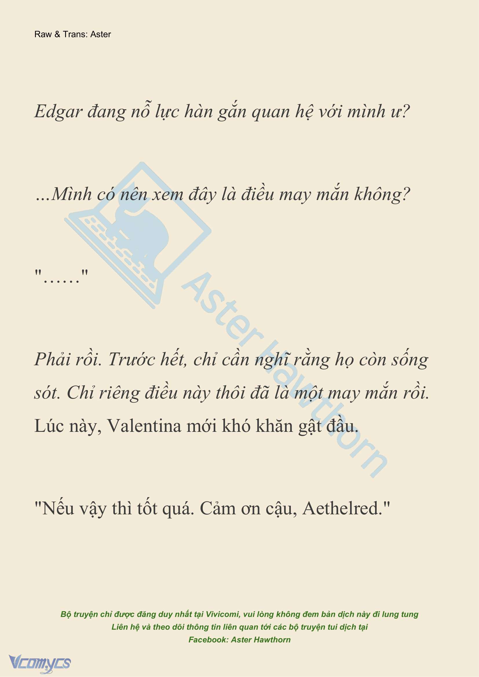 [NOVEL] Thiên Đường Của Valentina Chap 143 - Trang 2