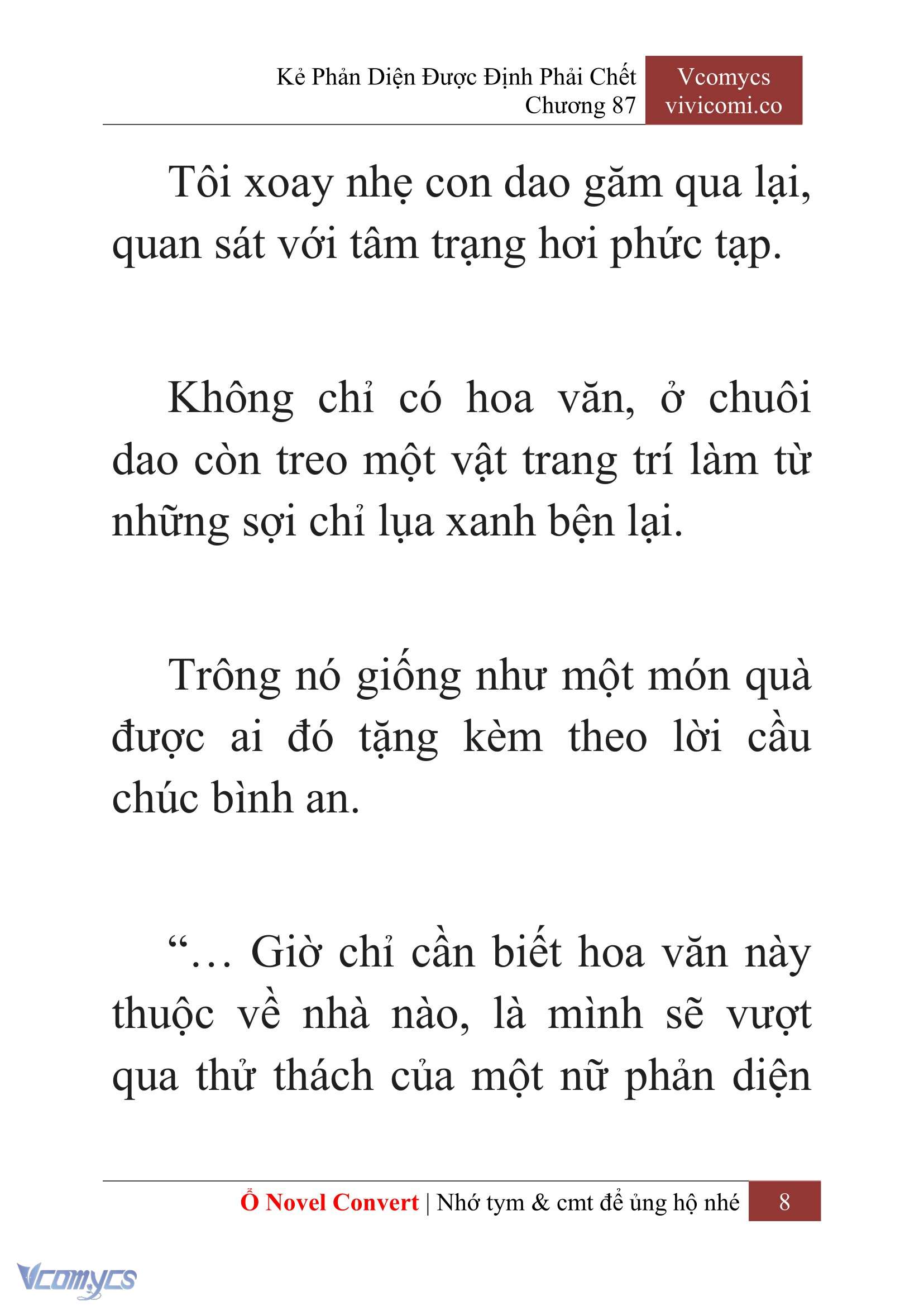 [Novel] Kẻ Phản Diện Được Định Phải Chết Chap 87 - Trang 2