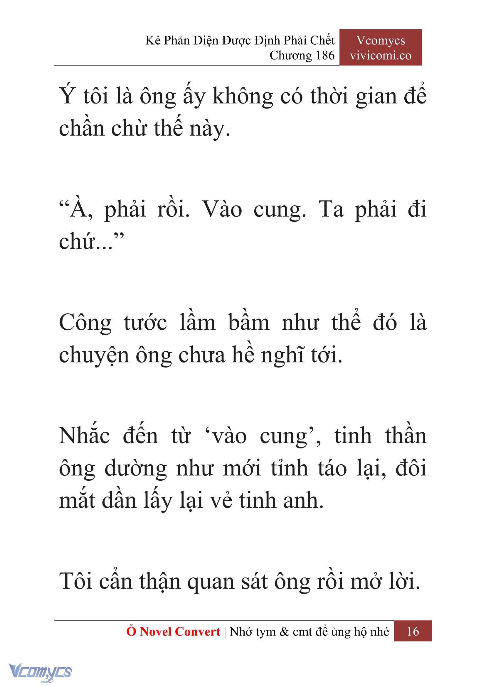 [Novel] Kẻ Phản Diện Được Định Phải Chết Chap 186 - Next Chap 187