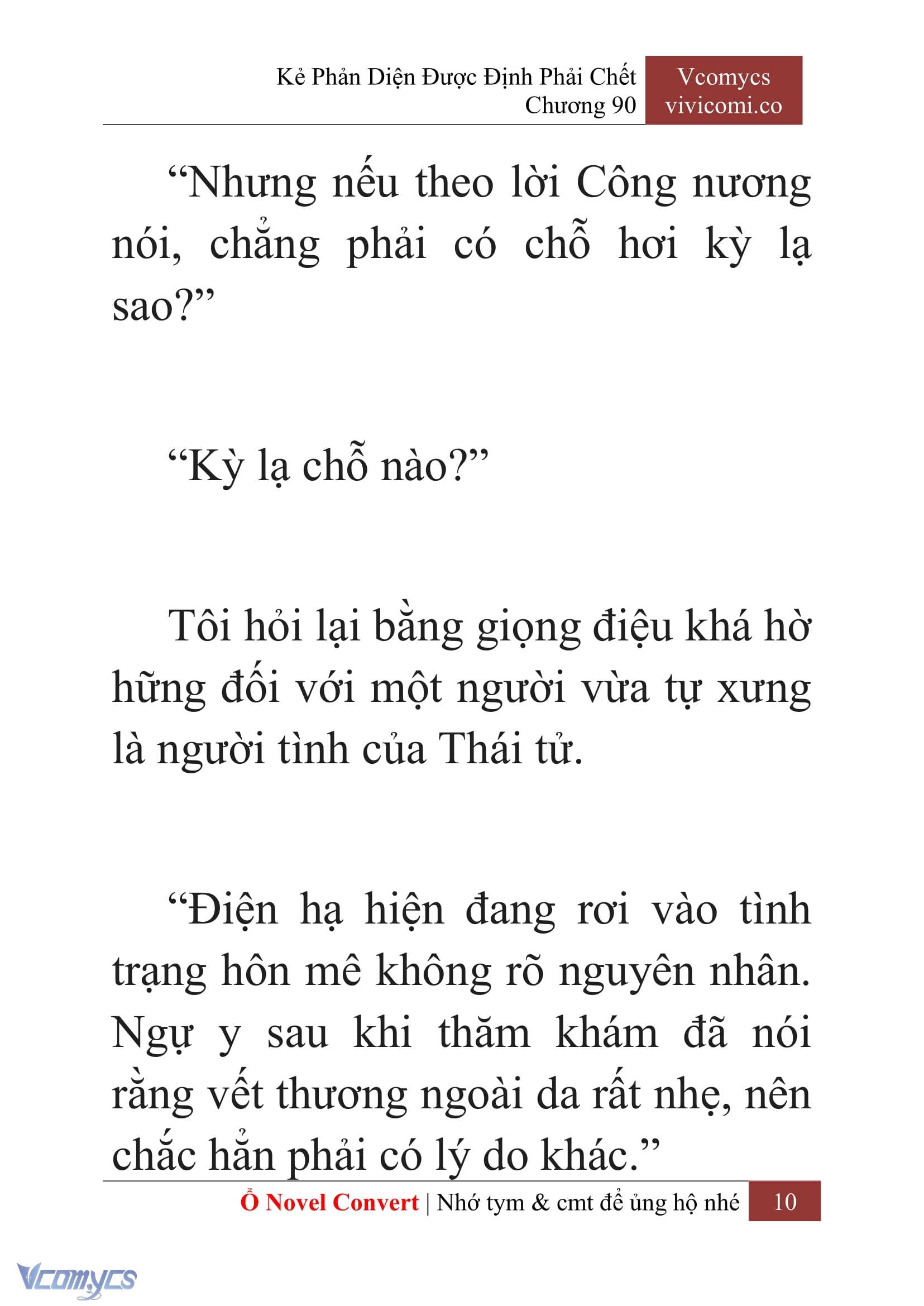[Novel] Kẻ Phản Diện Được Định Phải Chết Chap 90 - Trang 2