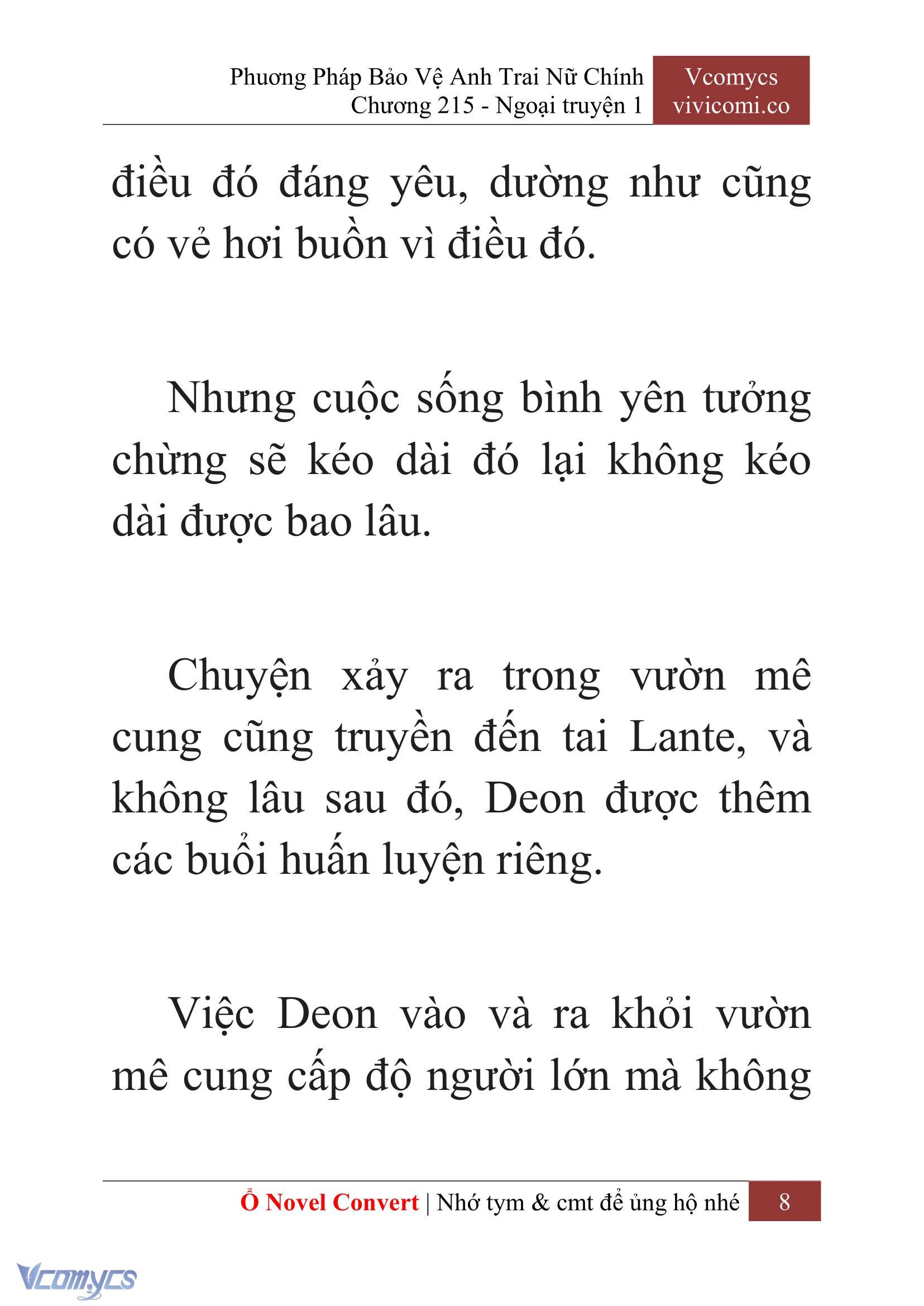 [Novel] Phương Pháp Bảo Vệ Anh Trai Nữ Chính Chap 215 - Trang 2