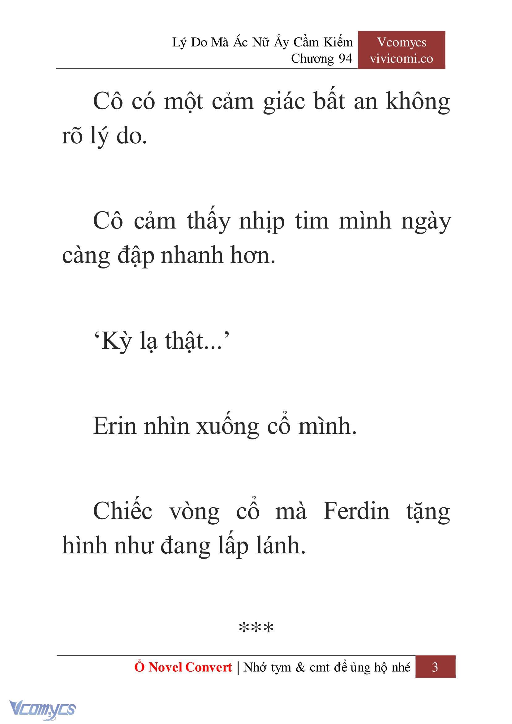 [Novel] Lý Do Mà Ác Nữ Ấy Cầm Kiếm Chap 94 - Trang 2