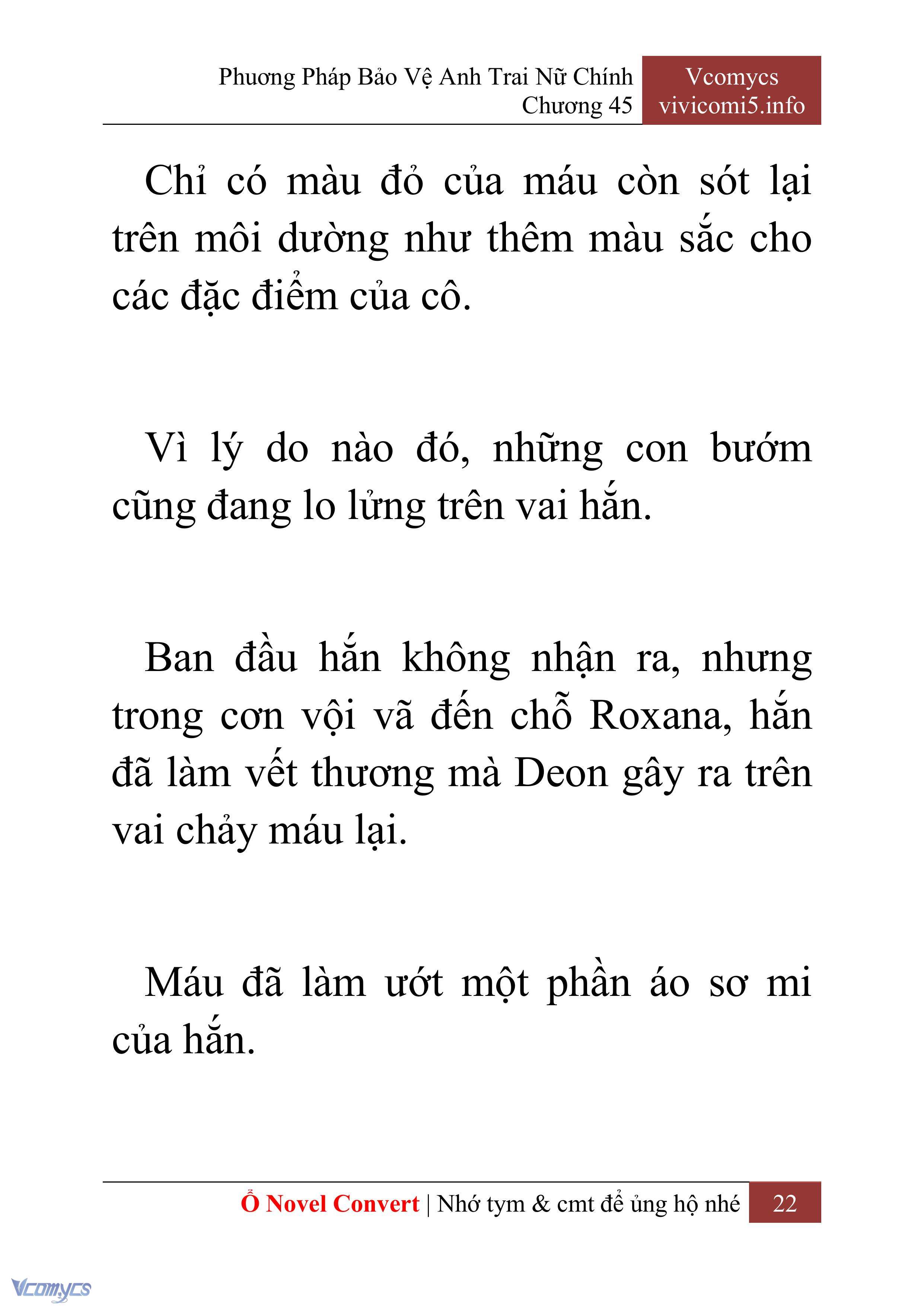 [Novel] Phương Pháp Bảo Vệ Anh Trai Nữ Chính Chap 45 - Trang 2