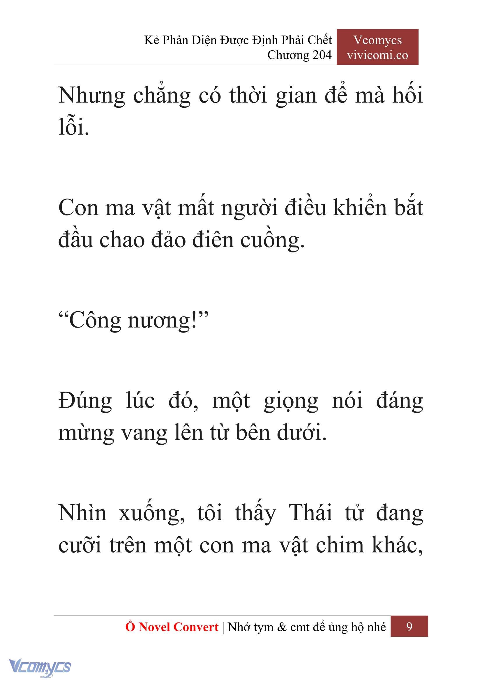 [Novel] Kẻ Phản Diện Được Định Phải Chết Chap 204 - Trang 2