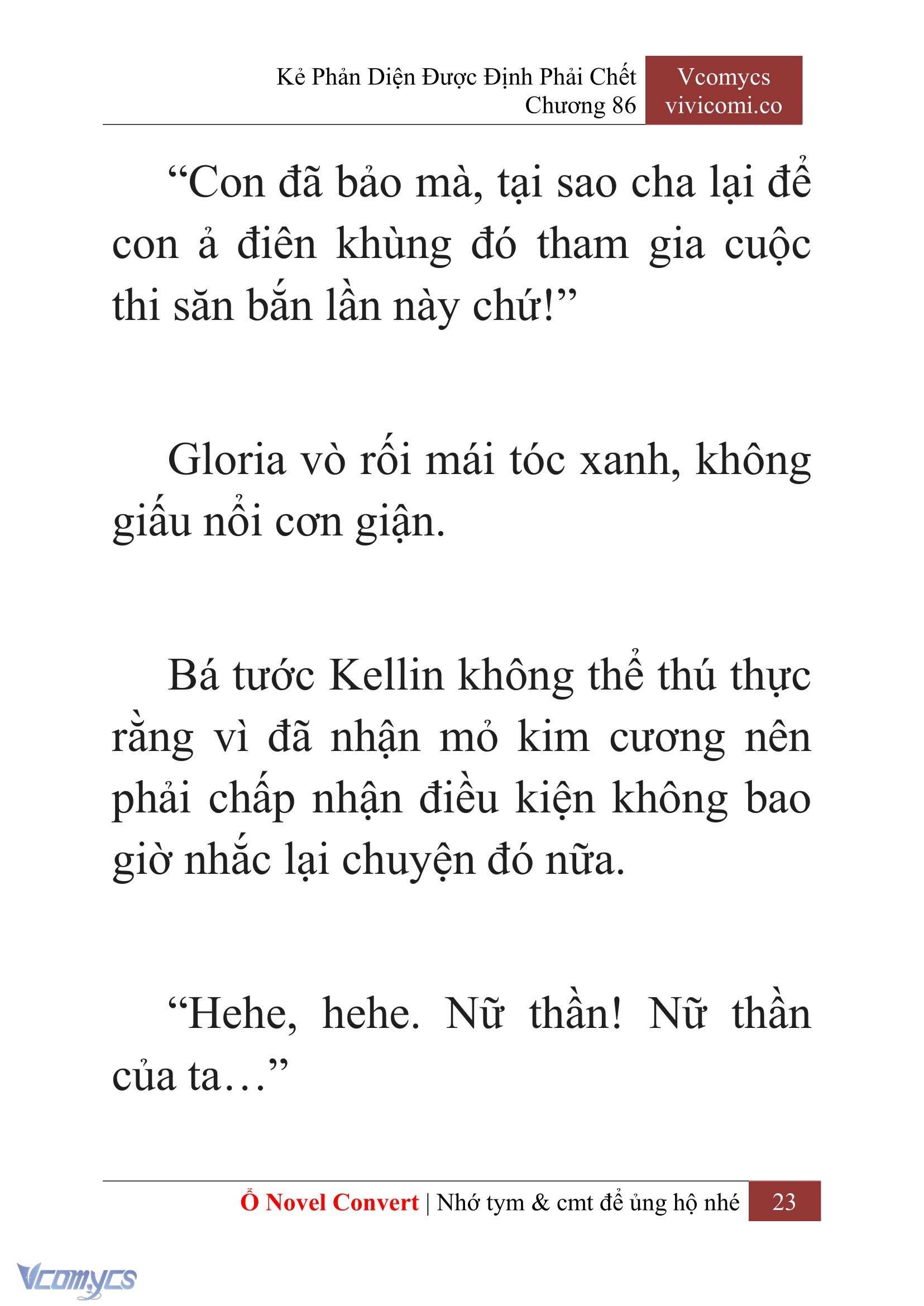 [Novel] Kẻ Phản Diện Được Định Phải Chết Chap 86 - Trang 2