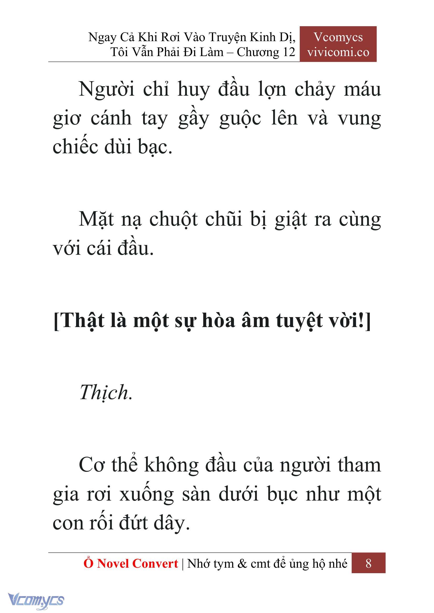[Novel] Ngay Cả Khi Rơi Vào Truyện Kinh Dị, Tôi Vẫn Phải Đi Làm Chap 12 - Trang 2