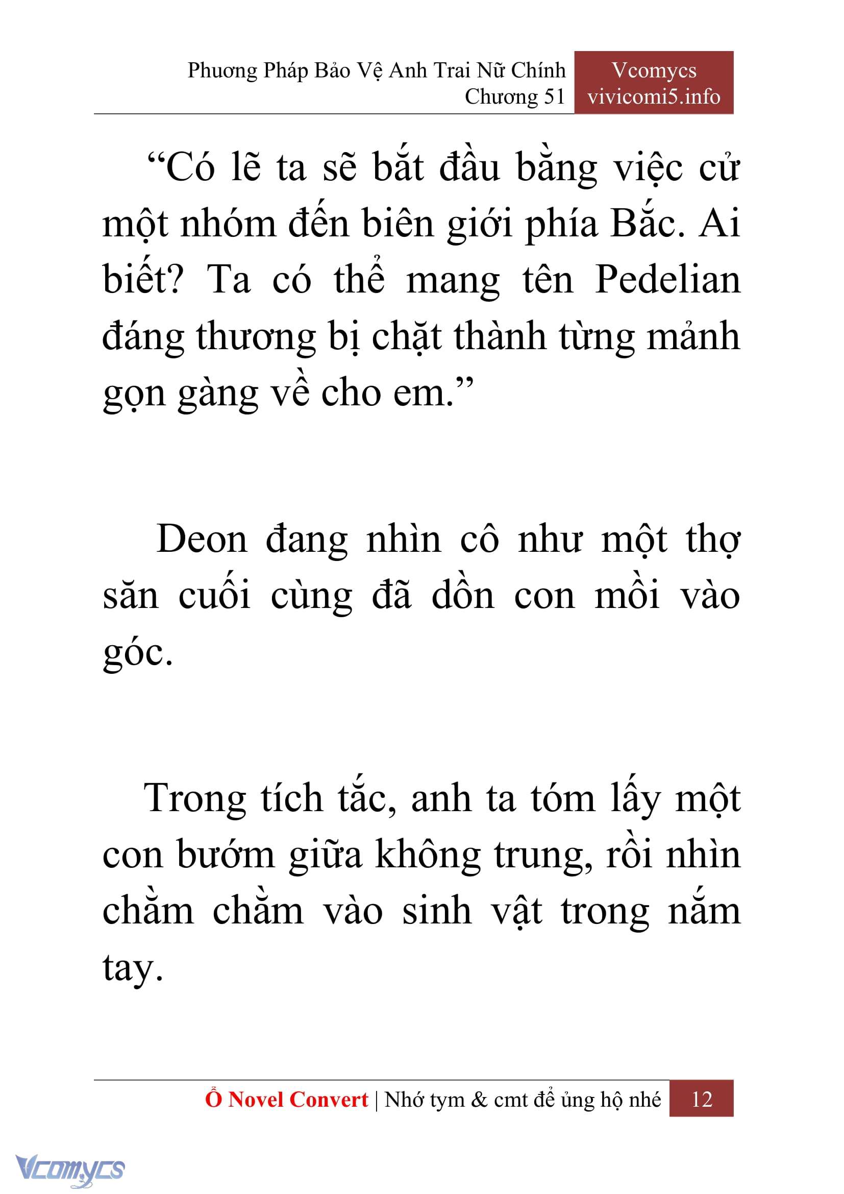 [Novel] Phương Pháp Bảo Vệ Anh Trai Nữ Chính Chap 51 - Trang 2