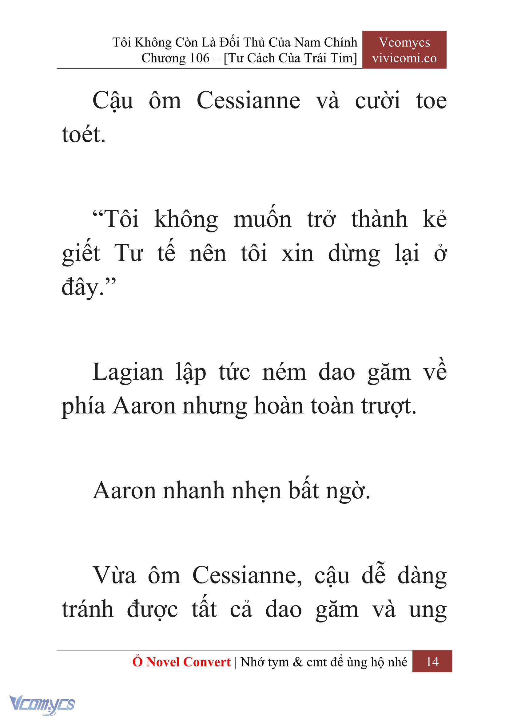 [Novel] Tôi Không Còn Là Đối Thủ Của Nam Chính Chap 106 - Trang 2