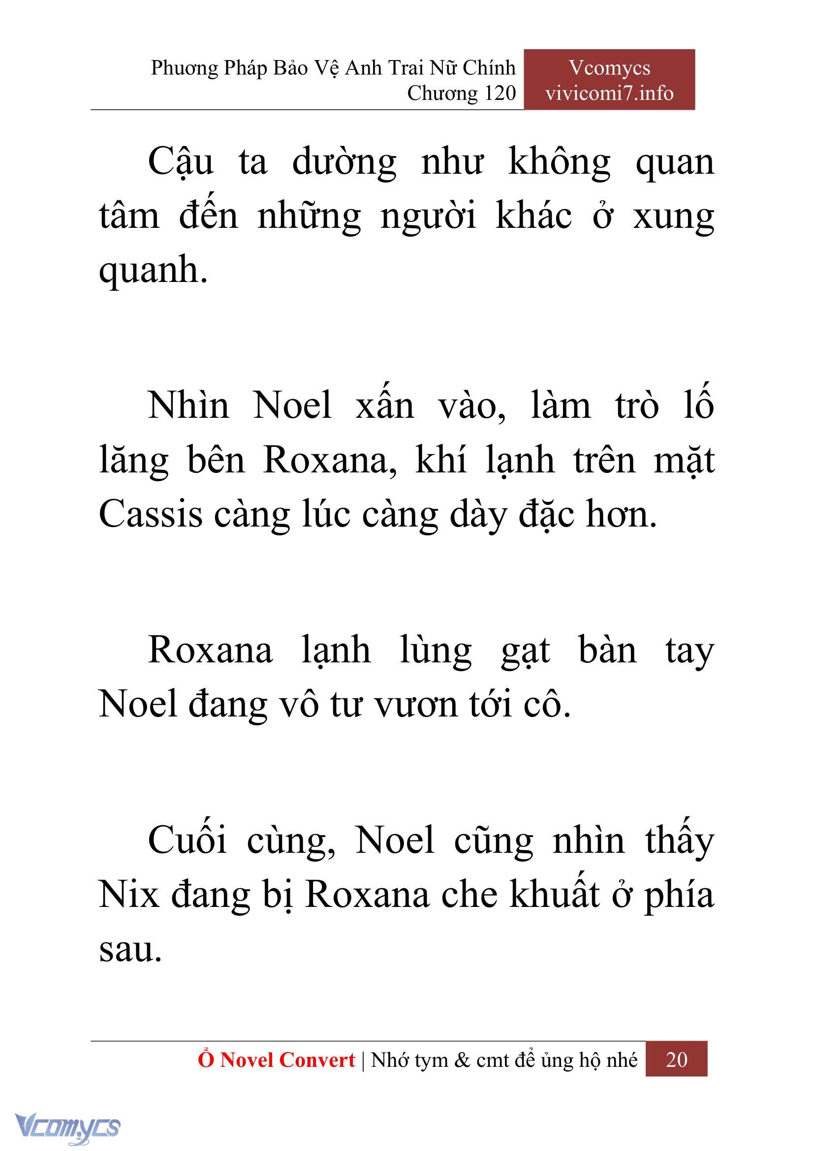 [Novel] Phương Pháp Bảo Vệ Anh Trai Nữ Chính Chap 120 - Trang 2