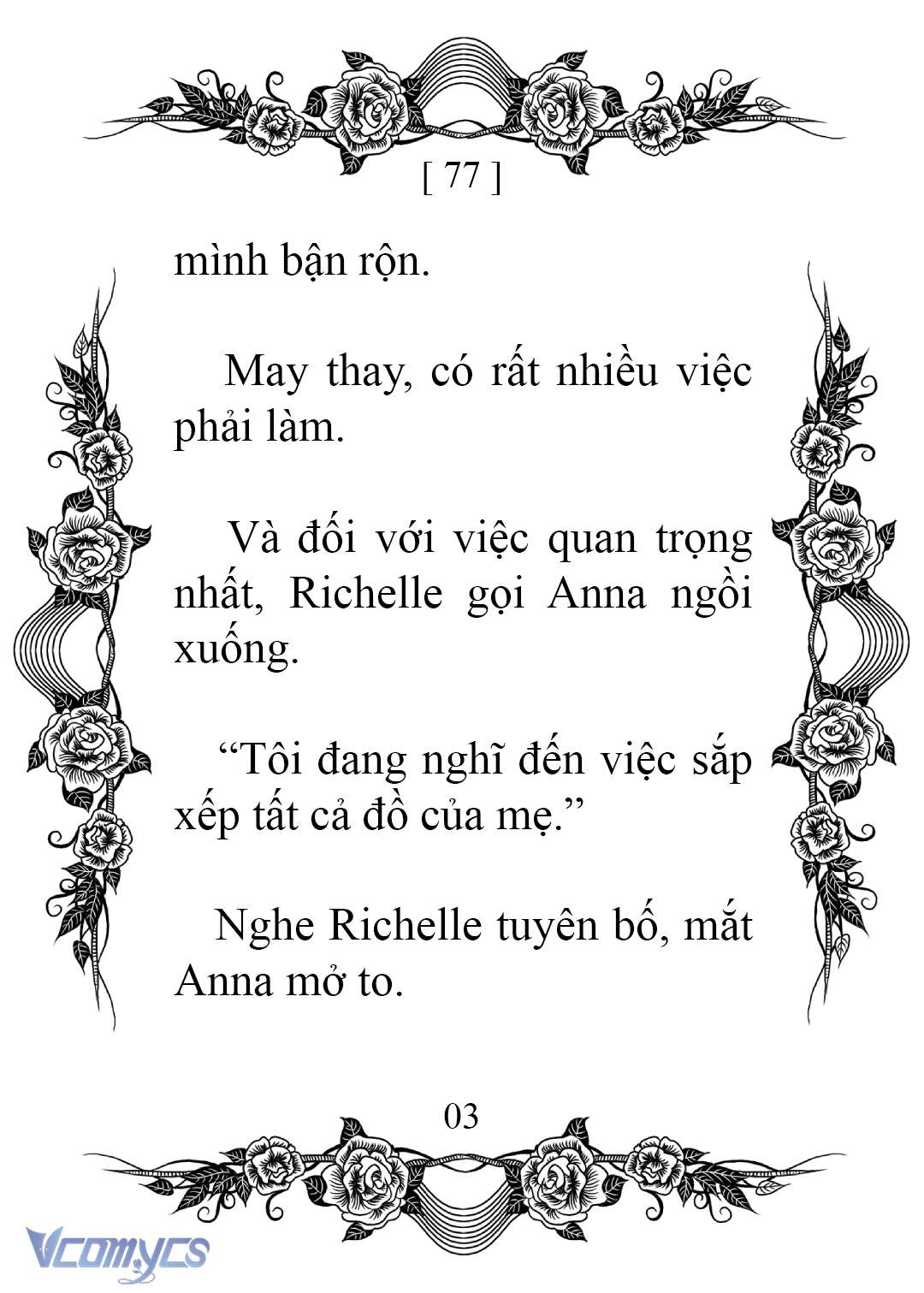 [Novel] Chào Mừng Đến Với Dinh Thự Hoa Hồng Chap 77 - Trang 2