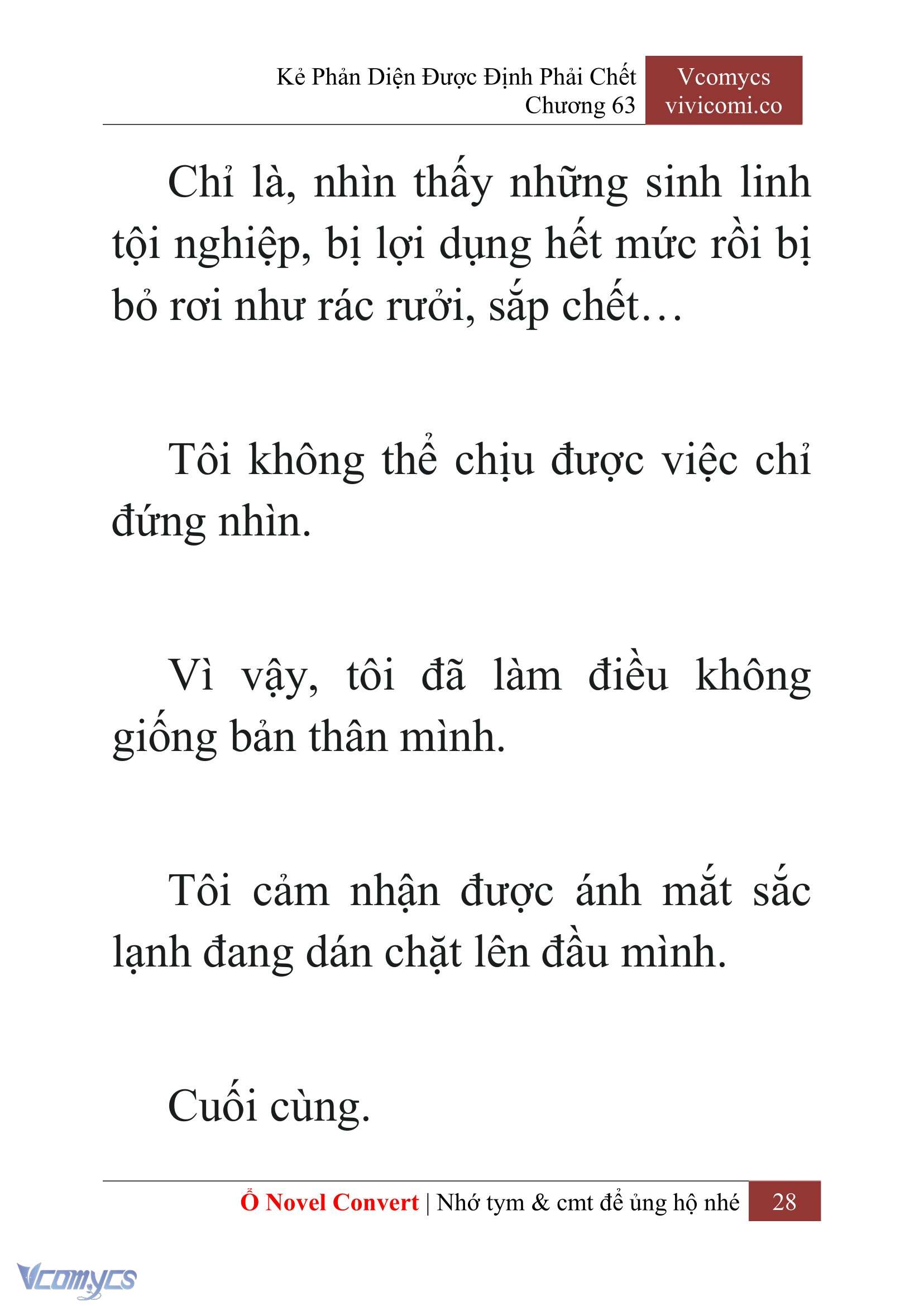 [Novel] Kẻ Phản Diện Được Định Phải Chết Chap 63 - Trang 2