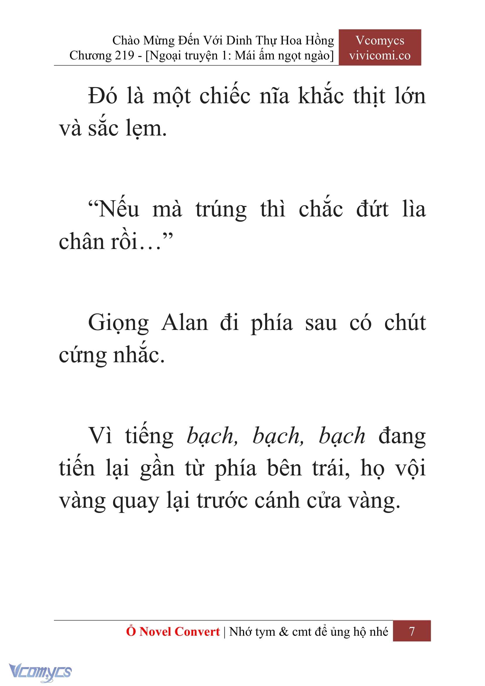 [Novel] Chào Mừng Đến Với Dinh Thự Hoa Hồng Chap 219 - Trang 2