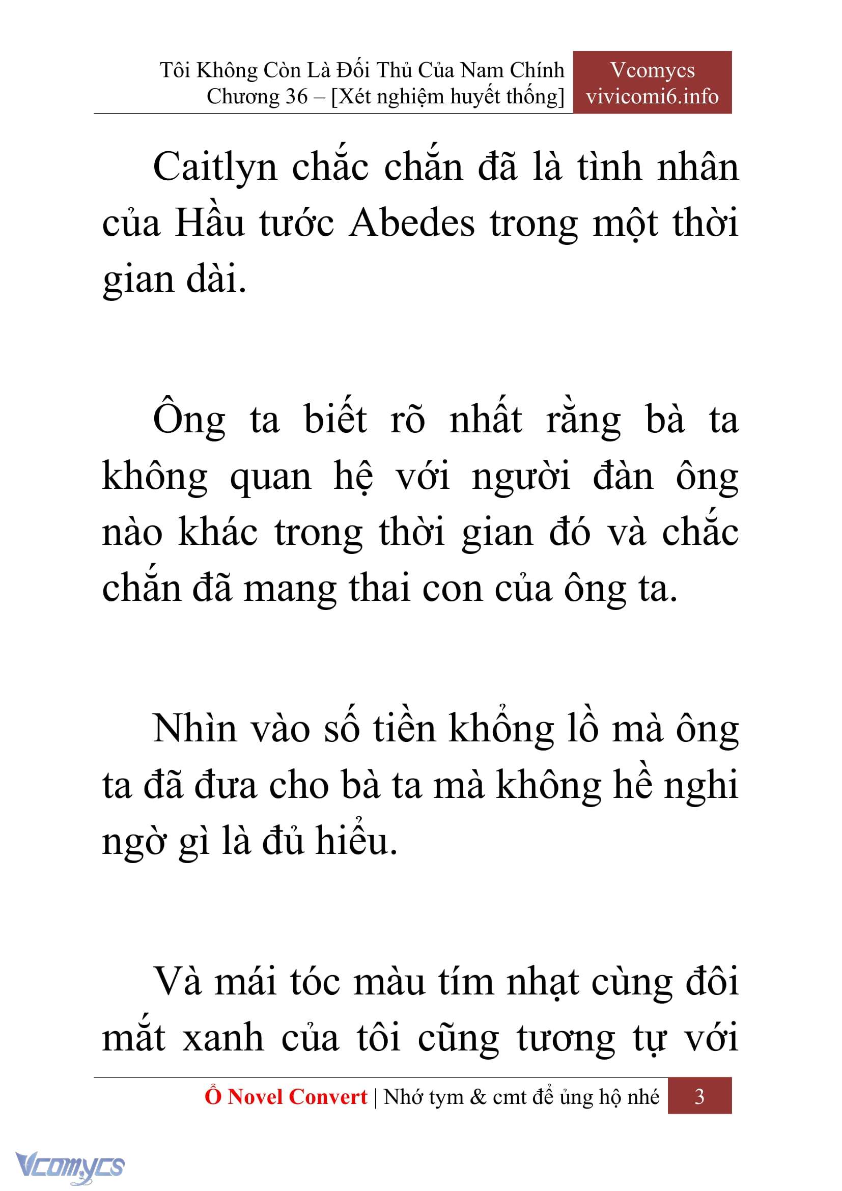 [Novel] Tôi Không Còn Là Đối Thủ Của Nam Chính Chap 36 - Trang 2