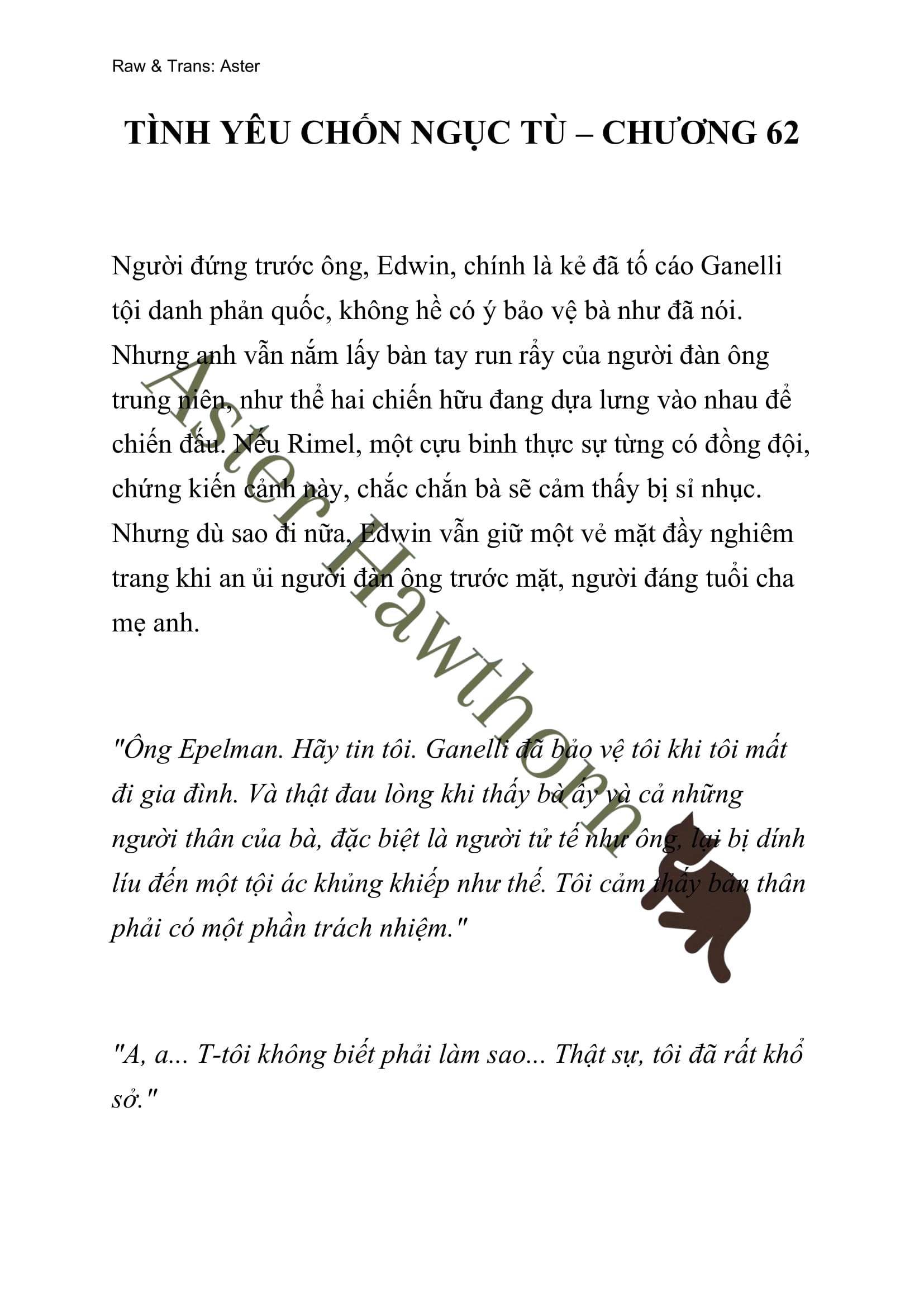 [NOVEL] Tình Yêu Chốn Ngục Tù Chap 62 - Trang 2