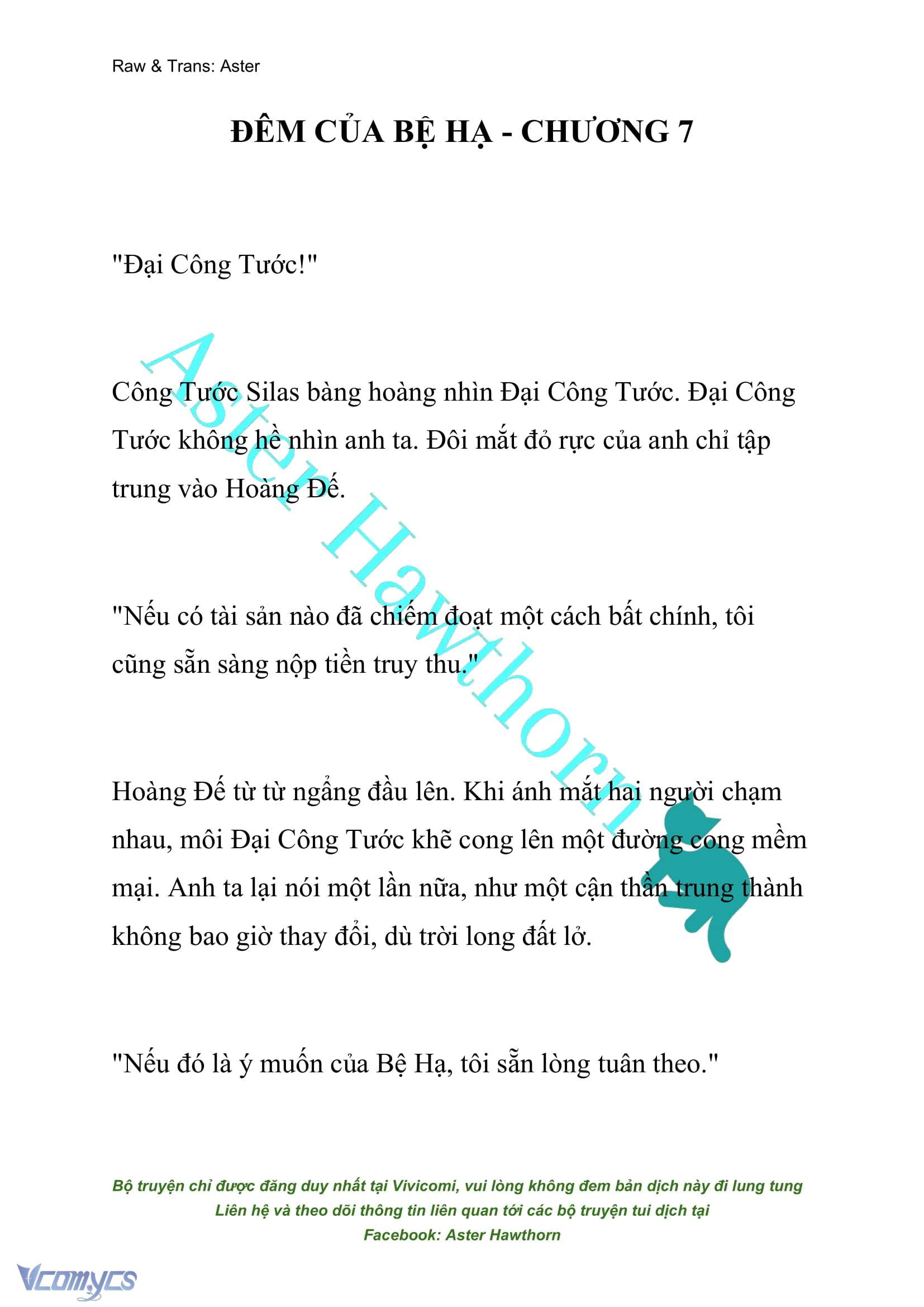 [NOVEL] Đêm Của Bệ Hạ Chap 7 - Trang 2