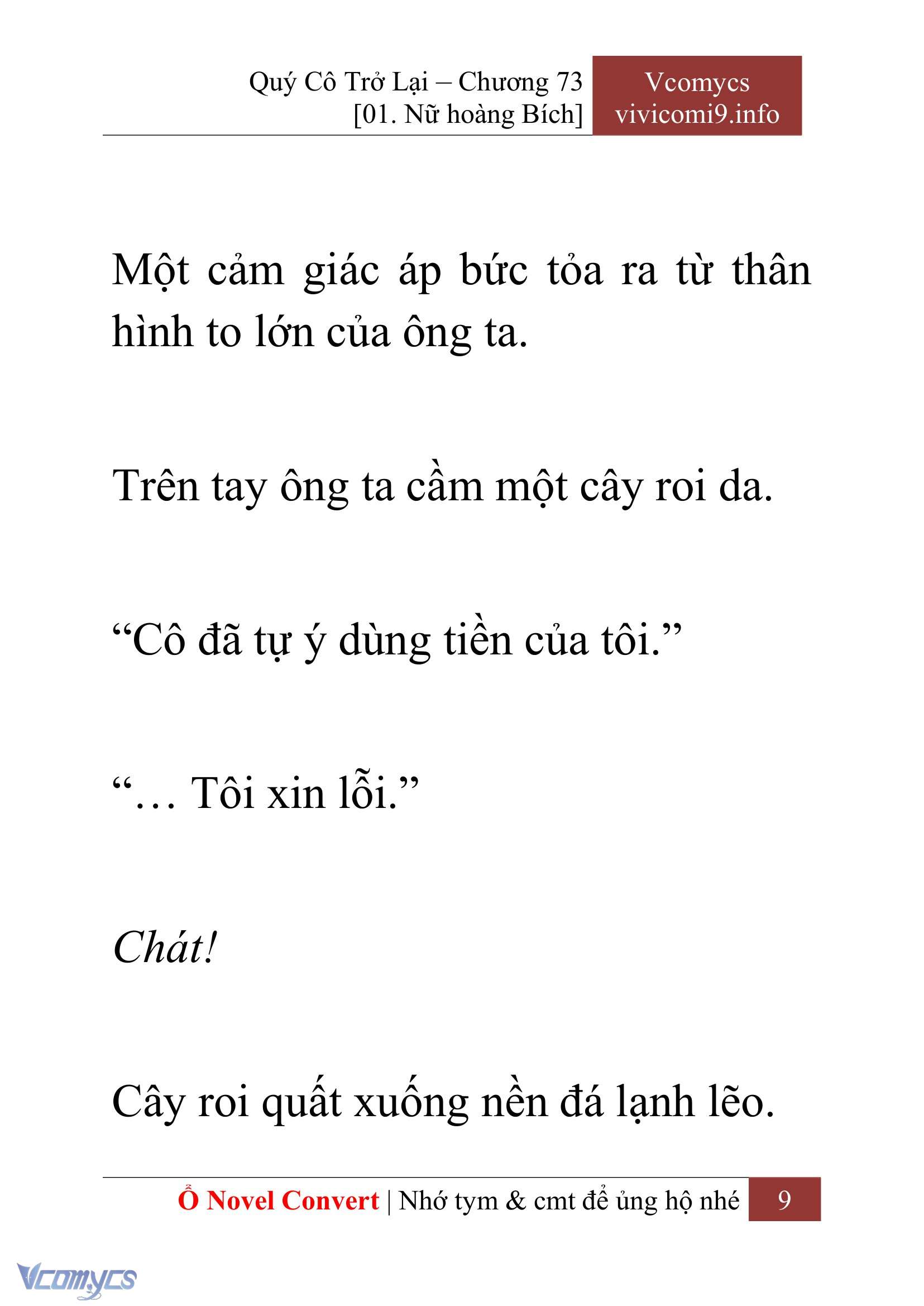 [Novel] Quý Cô Trở Lại Chap 73 - Trang 2
