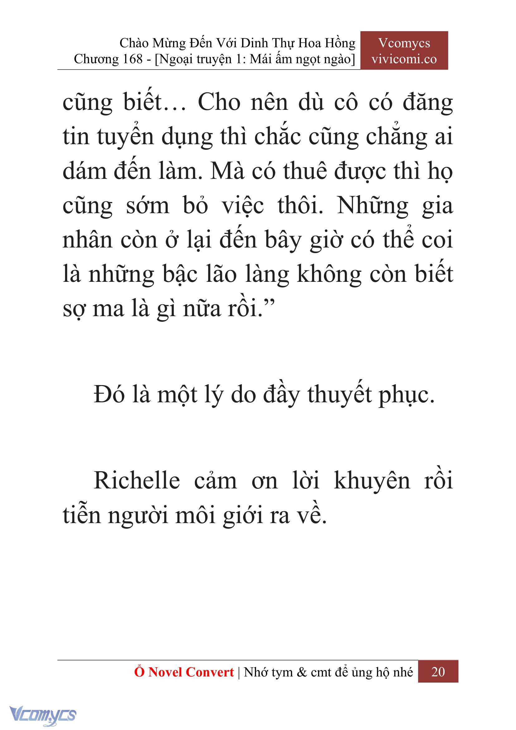 [Novel] Chào Mừng Đến Với Dinh Thự Hoa Hồng Chap 168 - Trang 2