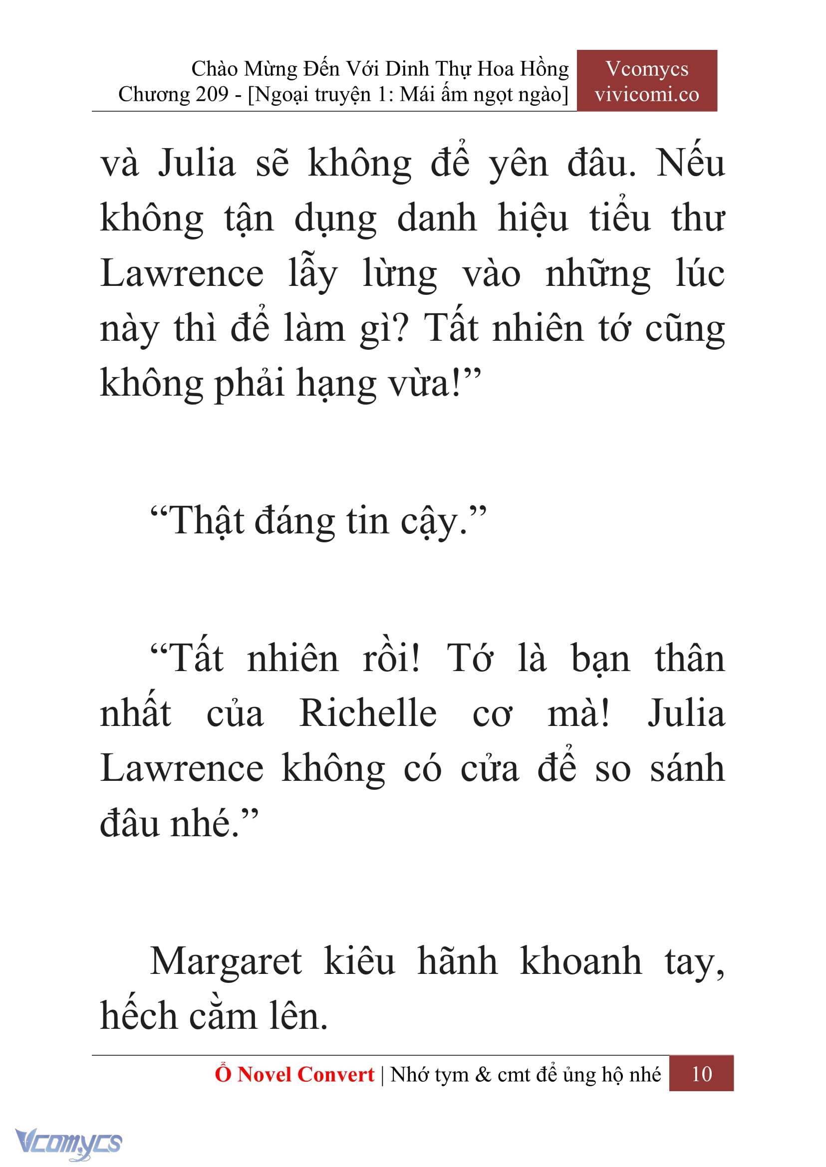 [Novel] Chào Mừng Đến Với Dinh Thự Hoa Hồng Chap 209 - Trang 2