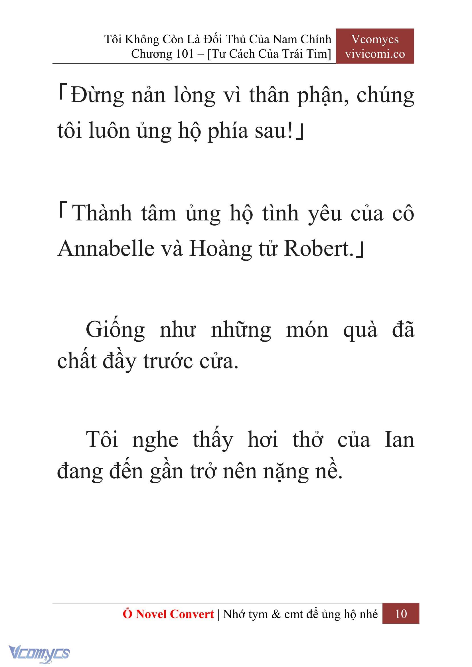 [Novel] Tôi Không Còn Là Đối Thủ Của Nam Chính Chap 101 - Trang 2