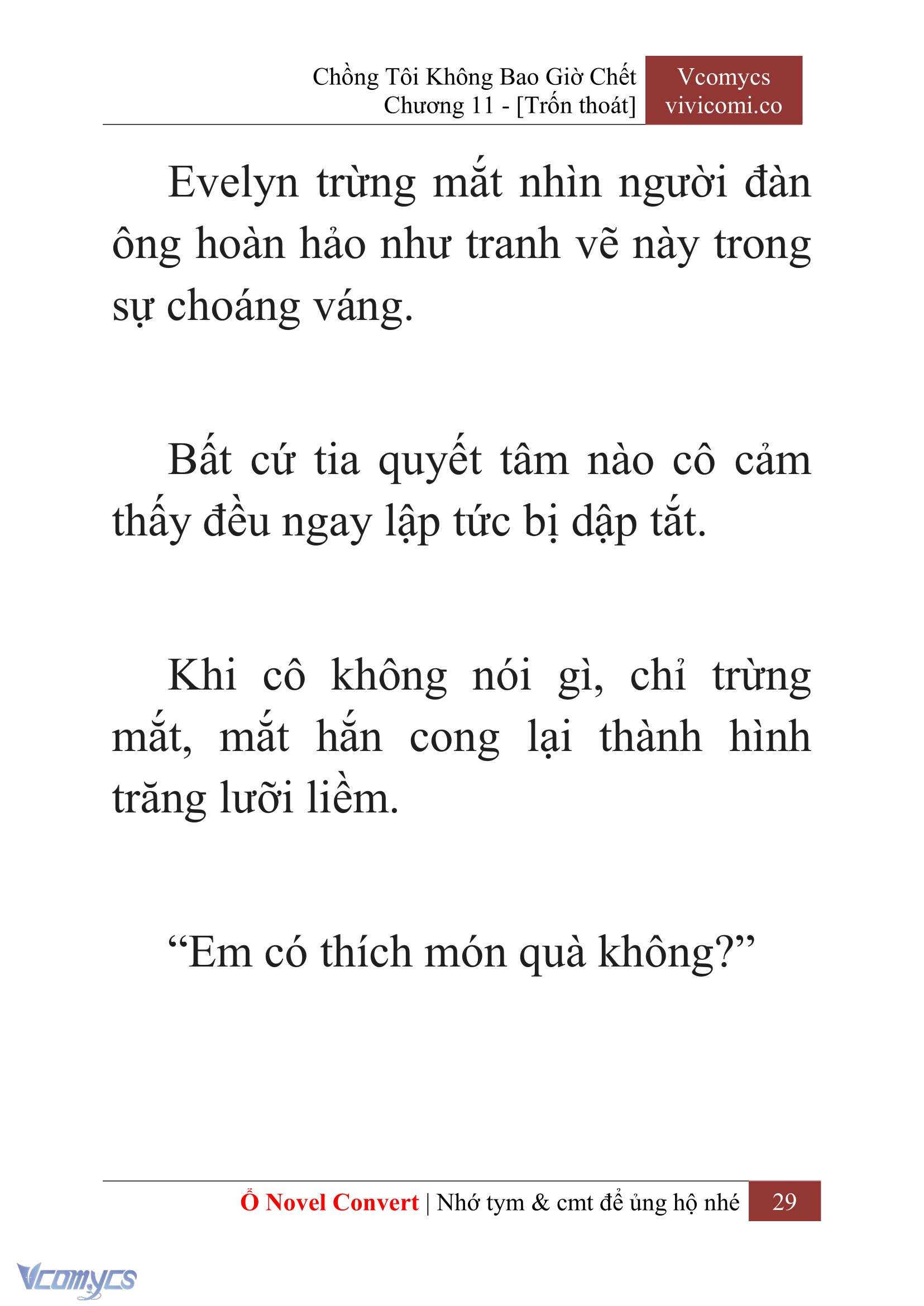 [Novel] Chồng Tôi Không Bao Giờ Chết Chap 11 - Trang 2