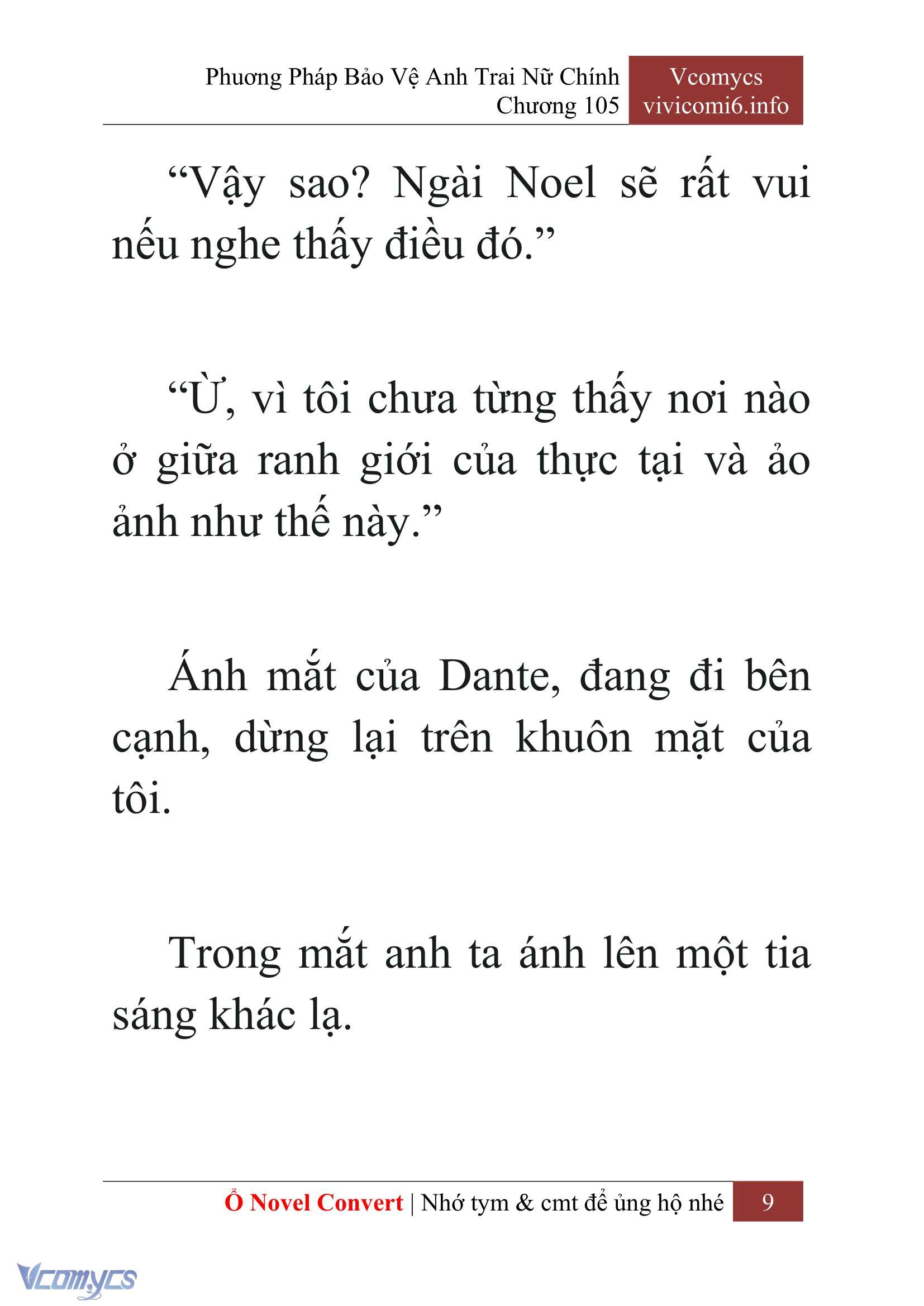[Novel] Phương Pháp Bảo Vệ Anh Trai Nữ Chính Chap 105 - Trang 2