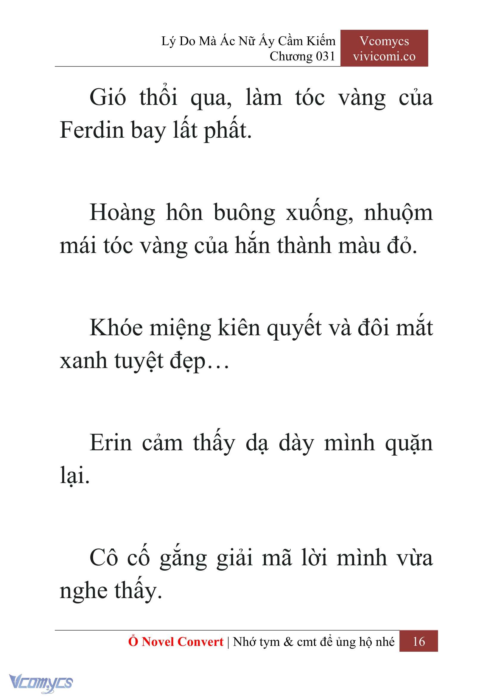 [Novel] Lý Do Mà Ác Nữ Ấy Cầm Kiếm Chap 31 - Trang 2