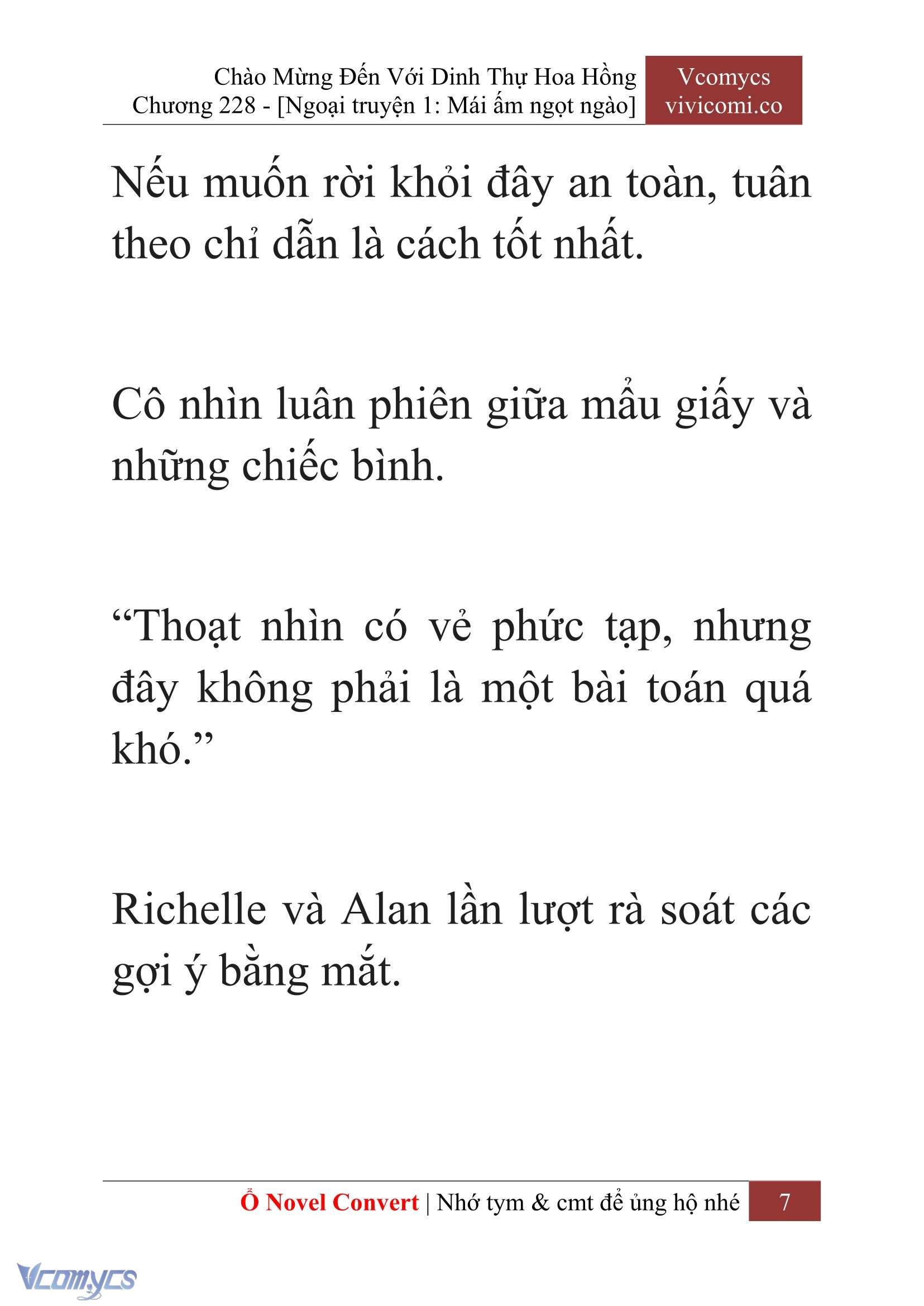 [Novel] Chào Mừng Đến Với Dinh Thự Hoa Hồng Chap 228 - Trang 2