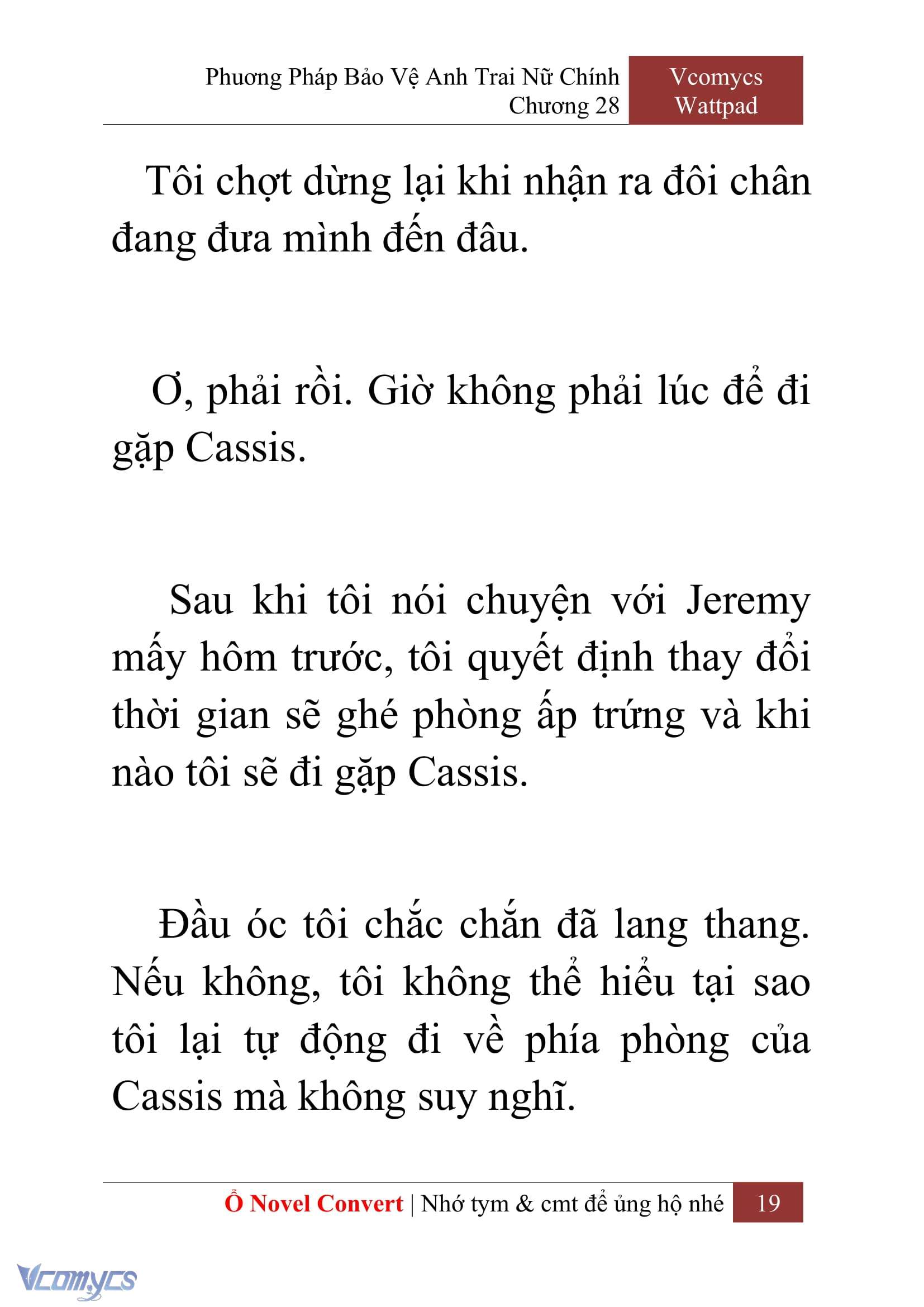 [Novel] Phương Pháp Bảo Vệ Anh Trai Nữ Chính Chap 28 - Trang 2